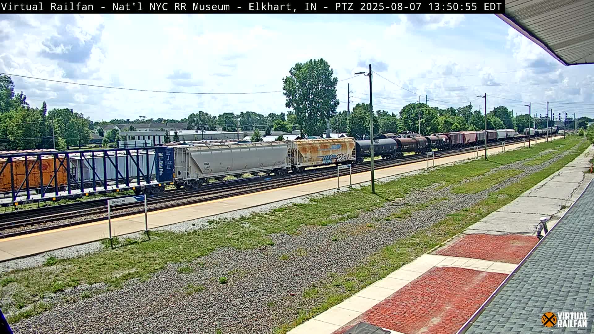 Elkhart Railway Station Live Cam - Elkhart, Elkhart County,Indiana, USA