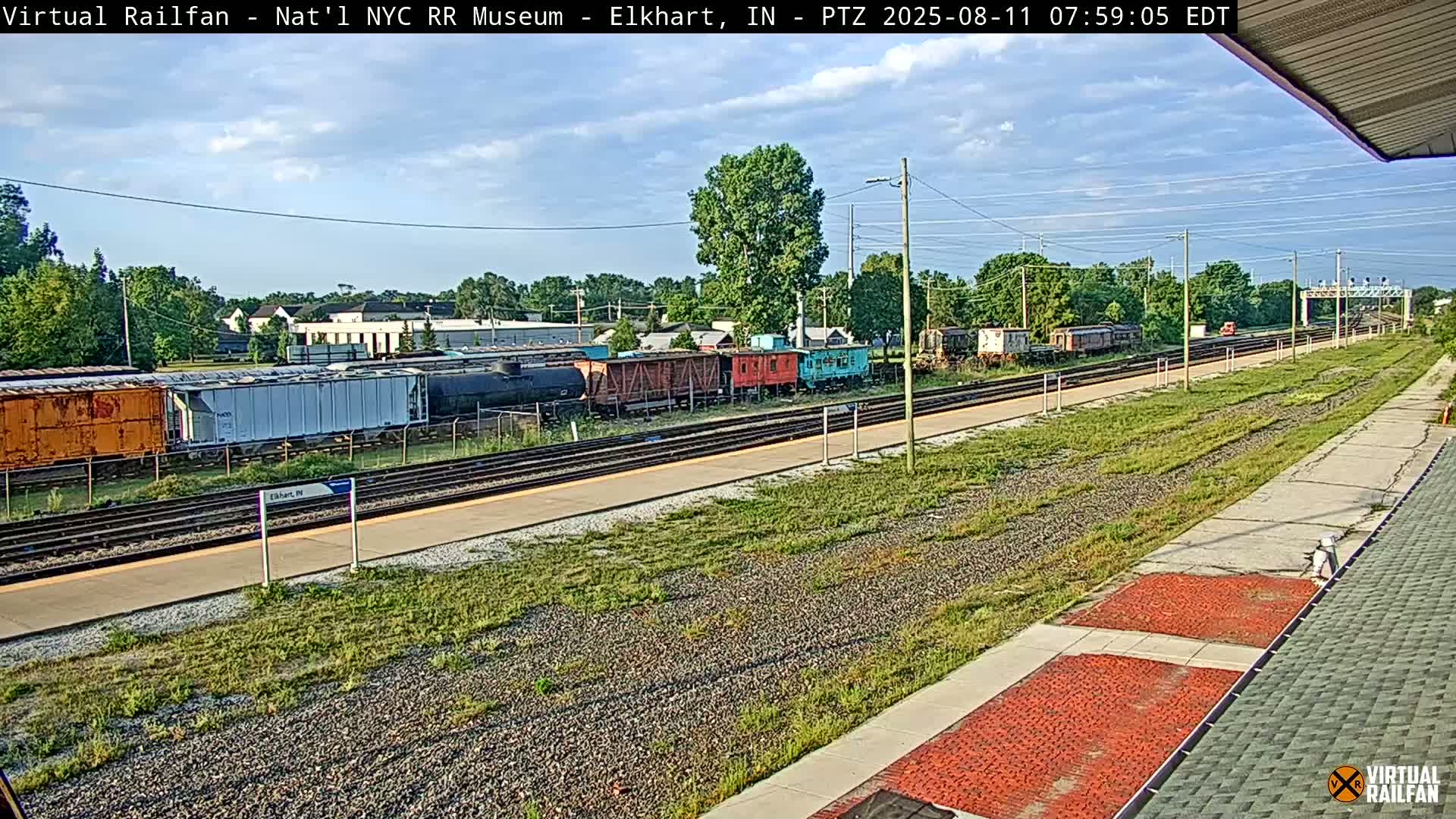 Elkhart Railway Station Live Cam - Elkhart, Elkhart County,Indiana, USA