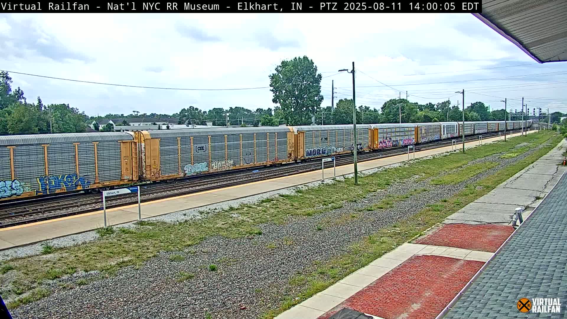 Elkhart Railway Station Live Cam - Elkhart, Elkhart County,Indiana, USA