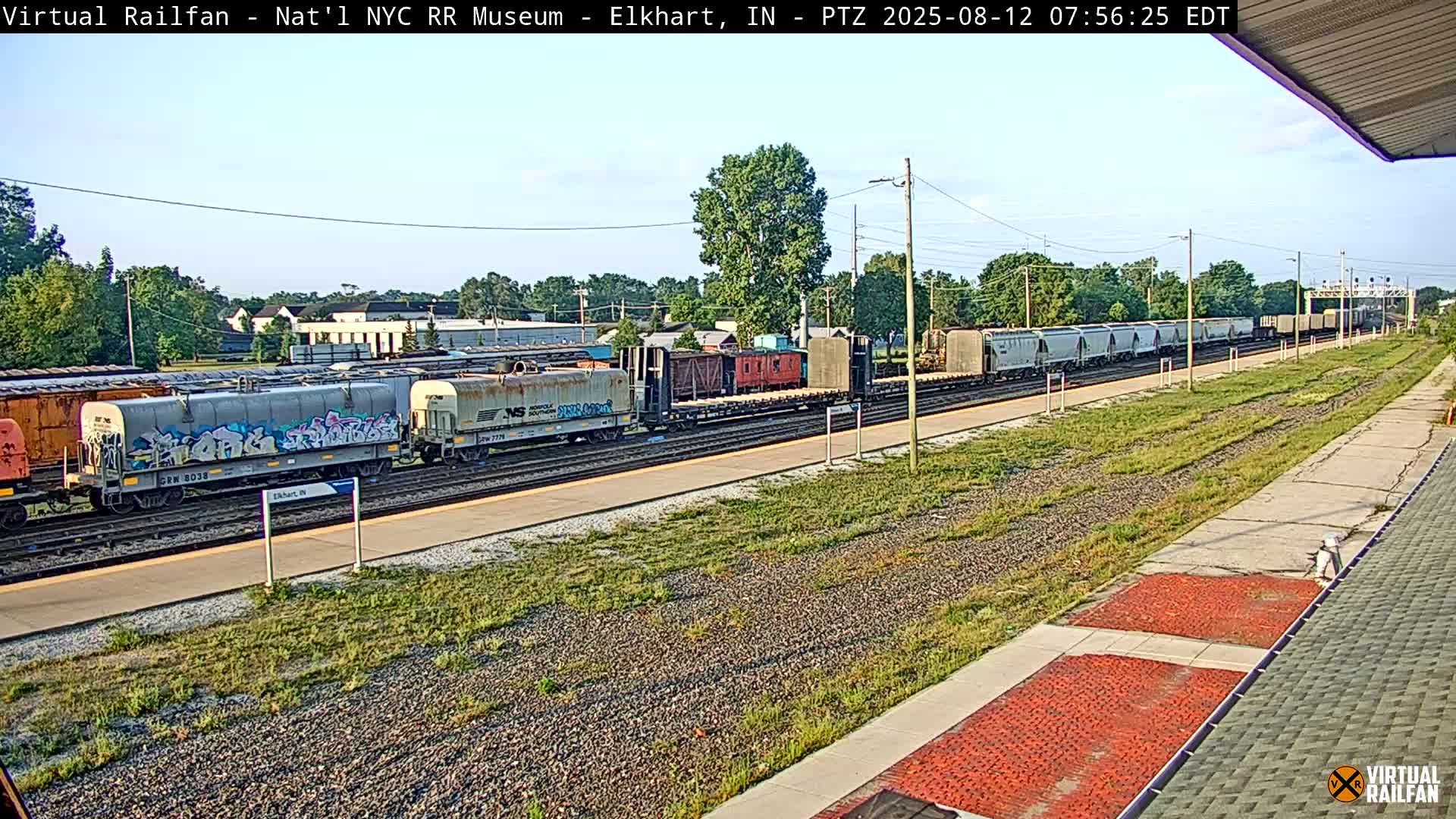 Elkhart Railway Station Live Cam - Elkhart, Elkhart County,Indiana, USA