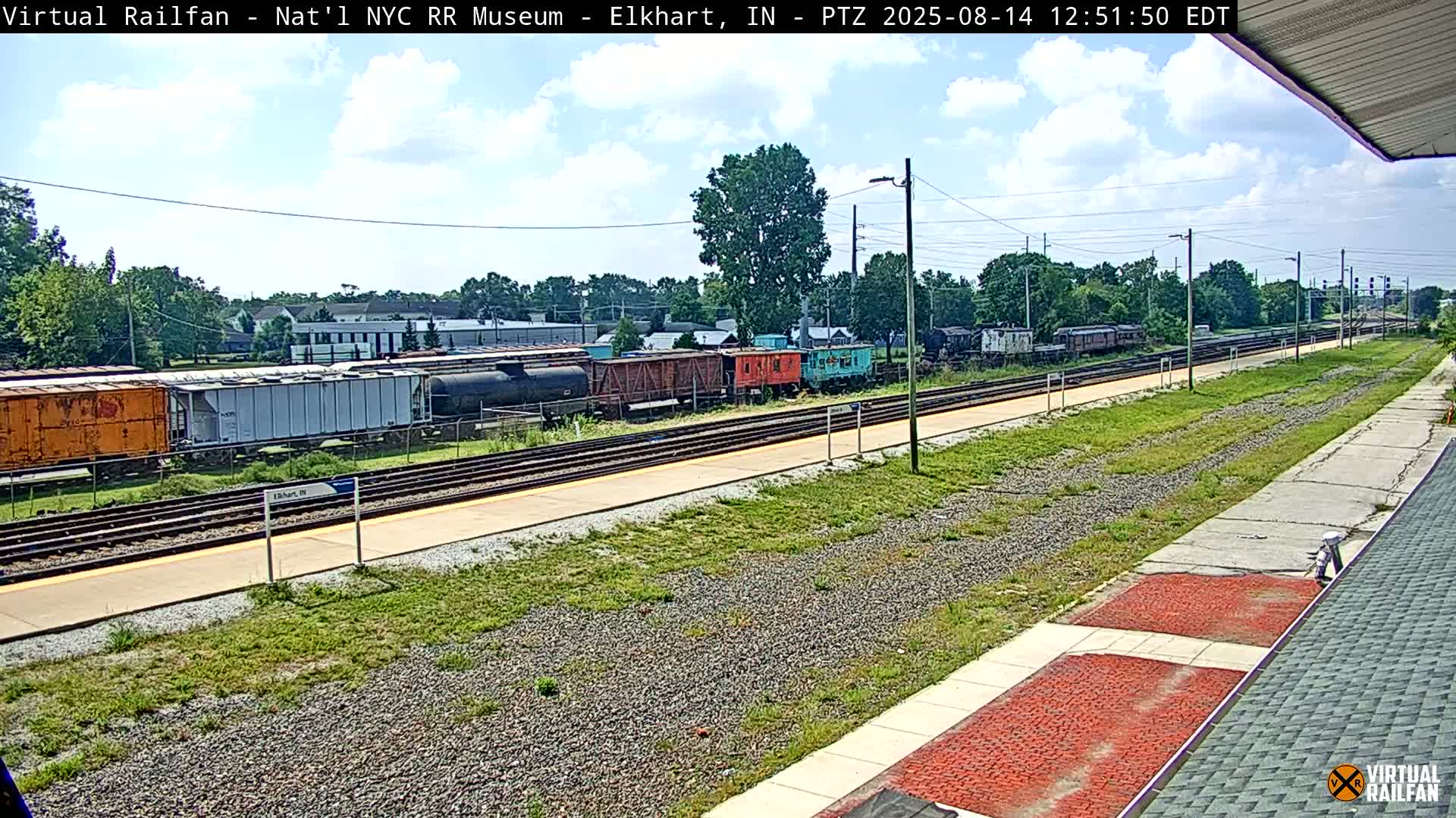 Elkhart Railway Station Live Cam - Elkhart, Elkhart County,Indiana, USA