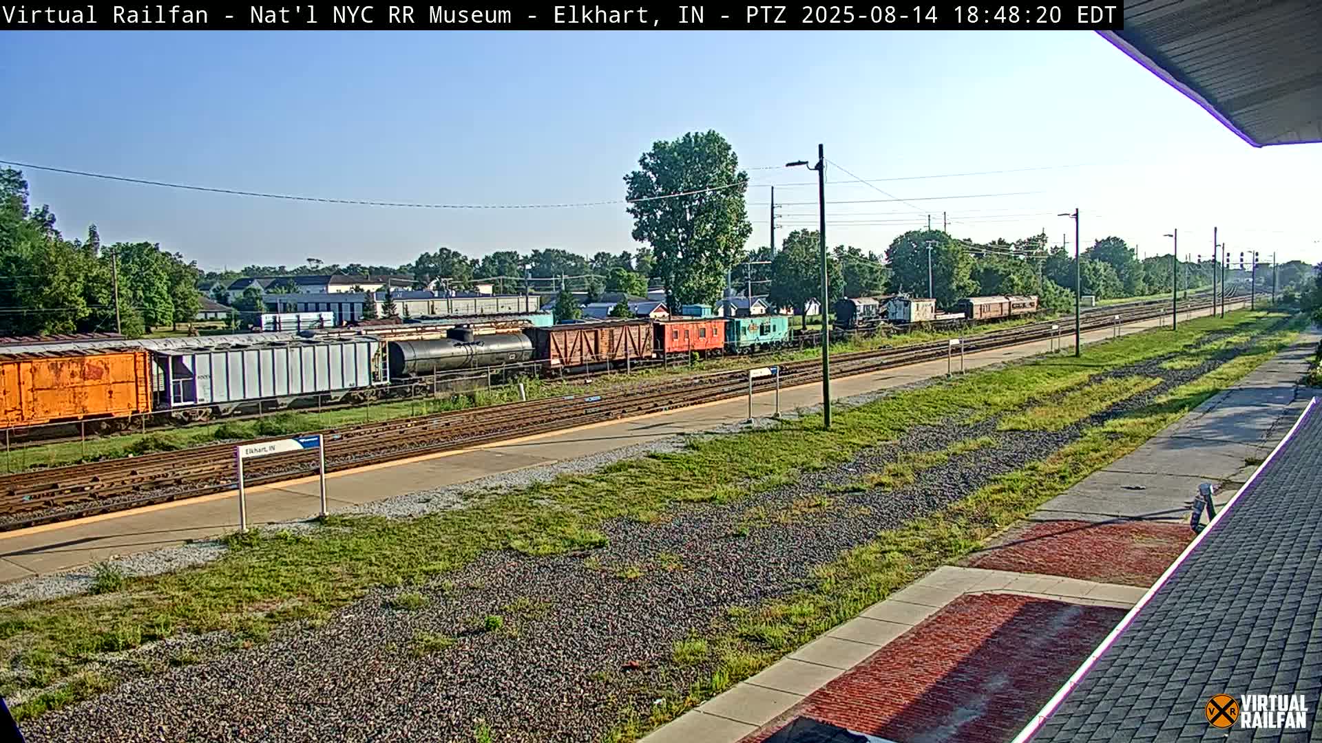 Elkhart Railway Station Live Cam - Elkhart, Elkhart County,Indiana, USA