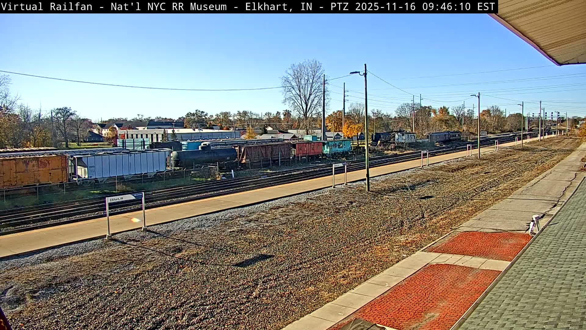 Elkhart Railway Station Live Cam - Elkhart, Elkhart County,Indiana, USA