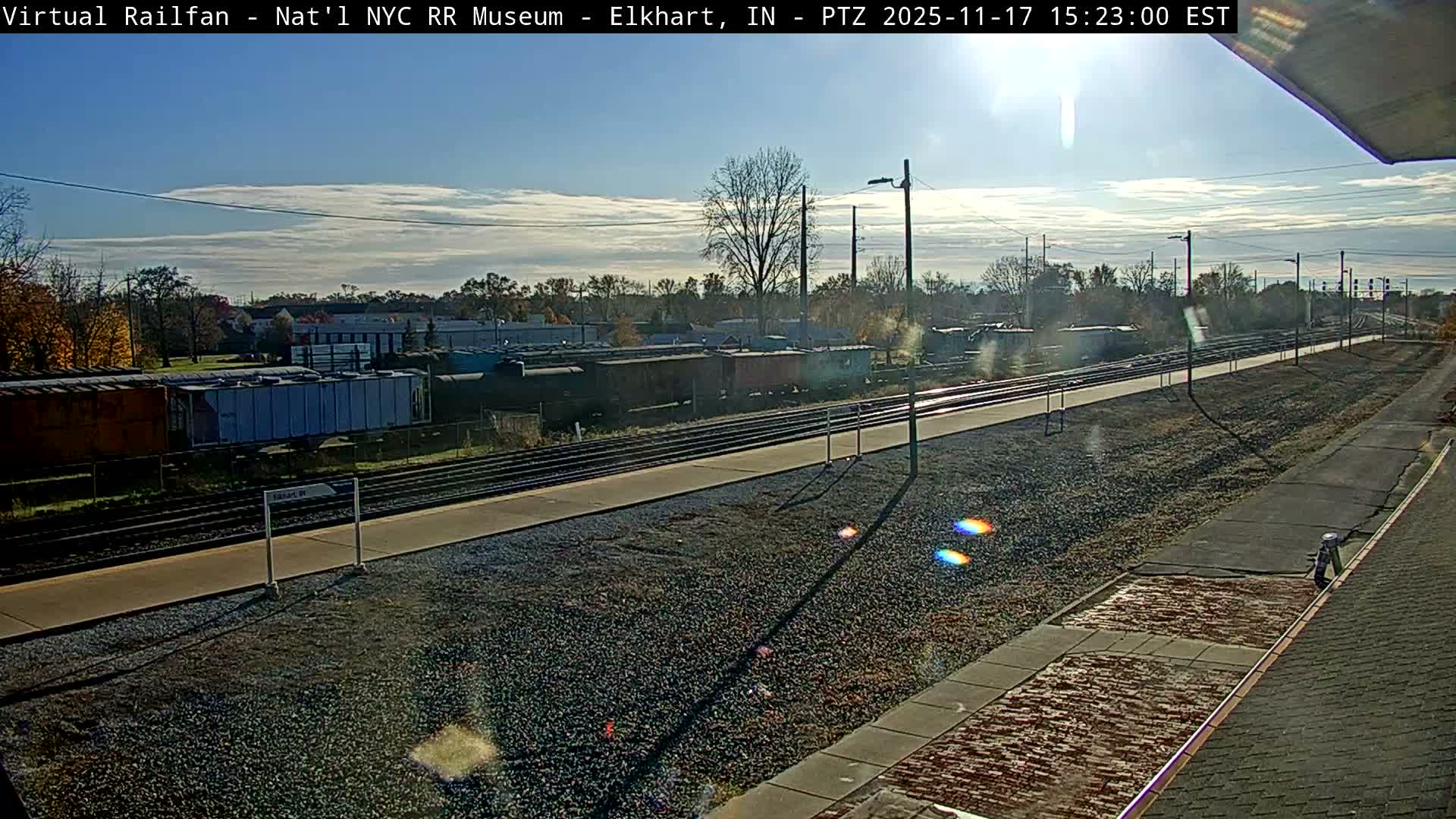 Elkhart Railway Station Live Cam - Elkhart, Elkhart County,Indiana, USA
