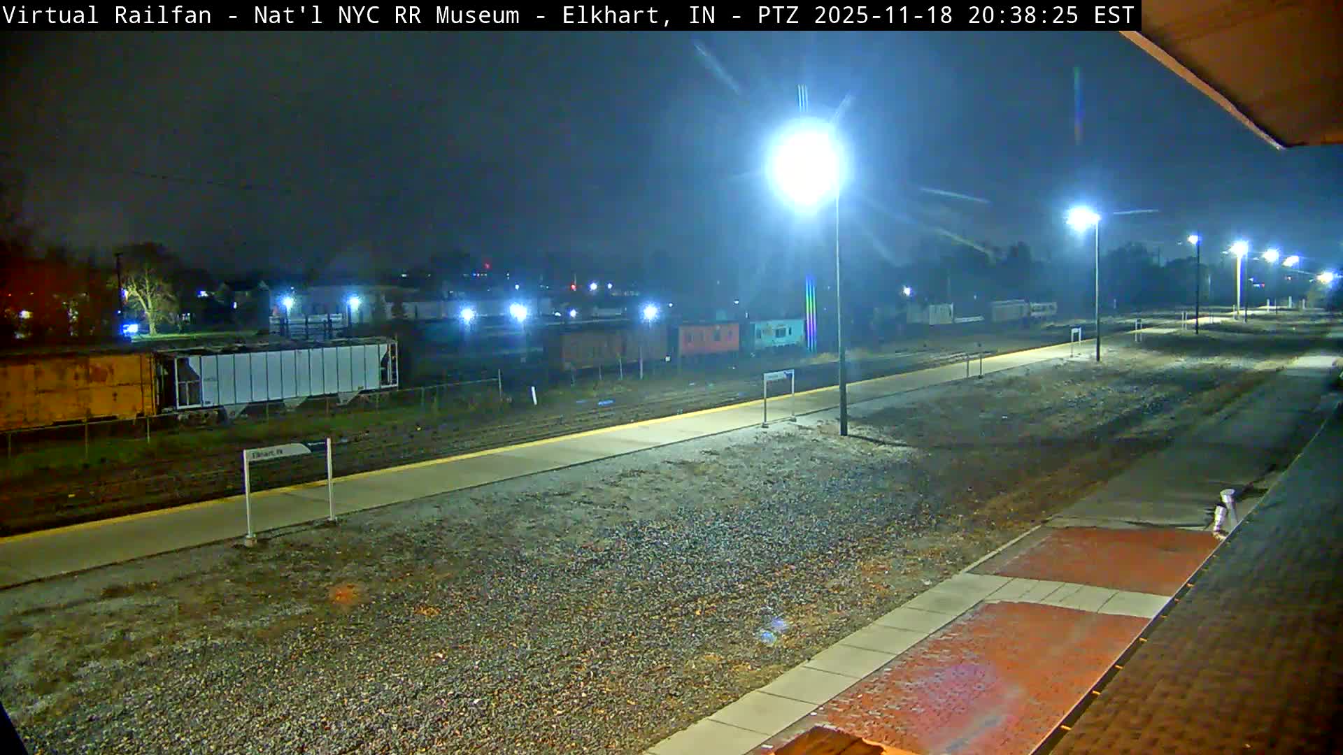 Elkhart Railway Station Live Cam - Elkhart, Elkhart County,Indiana, USA