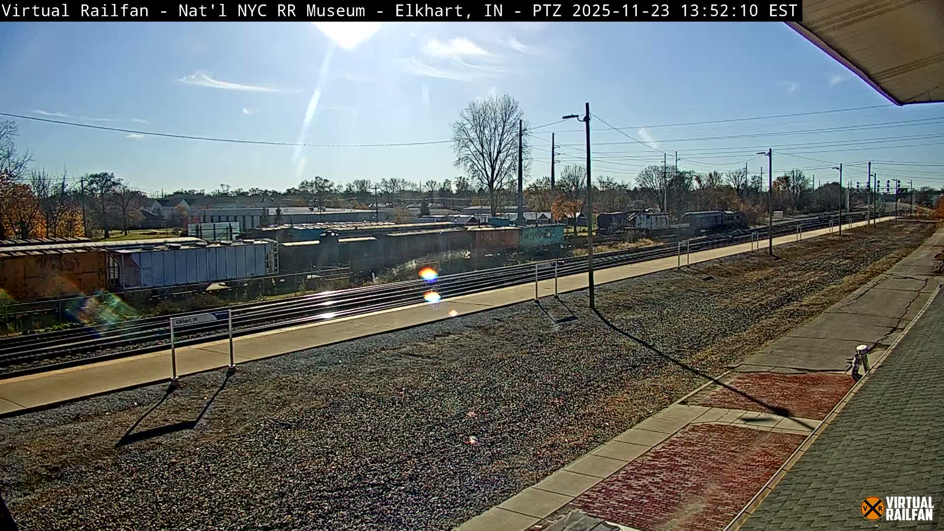 Elkhart Railway Station Live Cam - Elkhart, Elkhart County,Indiana, USA