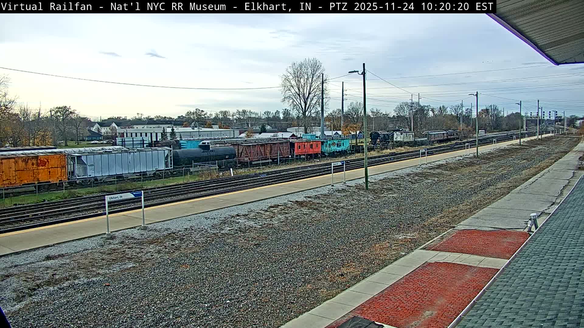 Elkhart Railway Station Live Cam - Elkhart, Elkhart County,Indiana, USA