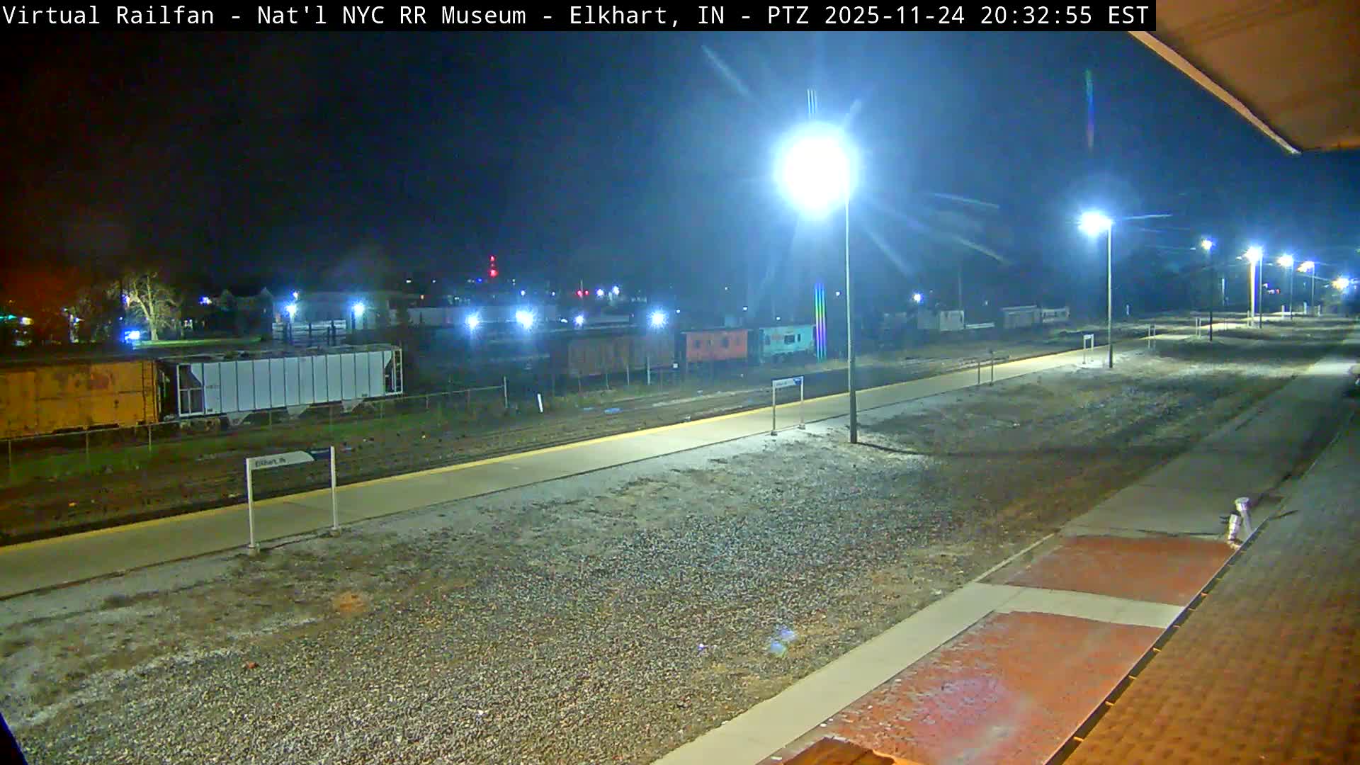 Elkhart Railway Station Live Cam - Elkhart, Elkhart County,Indiana, USA