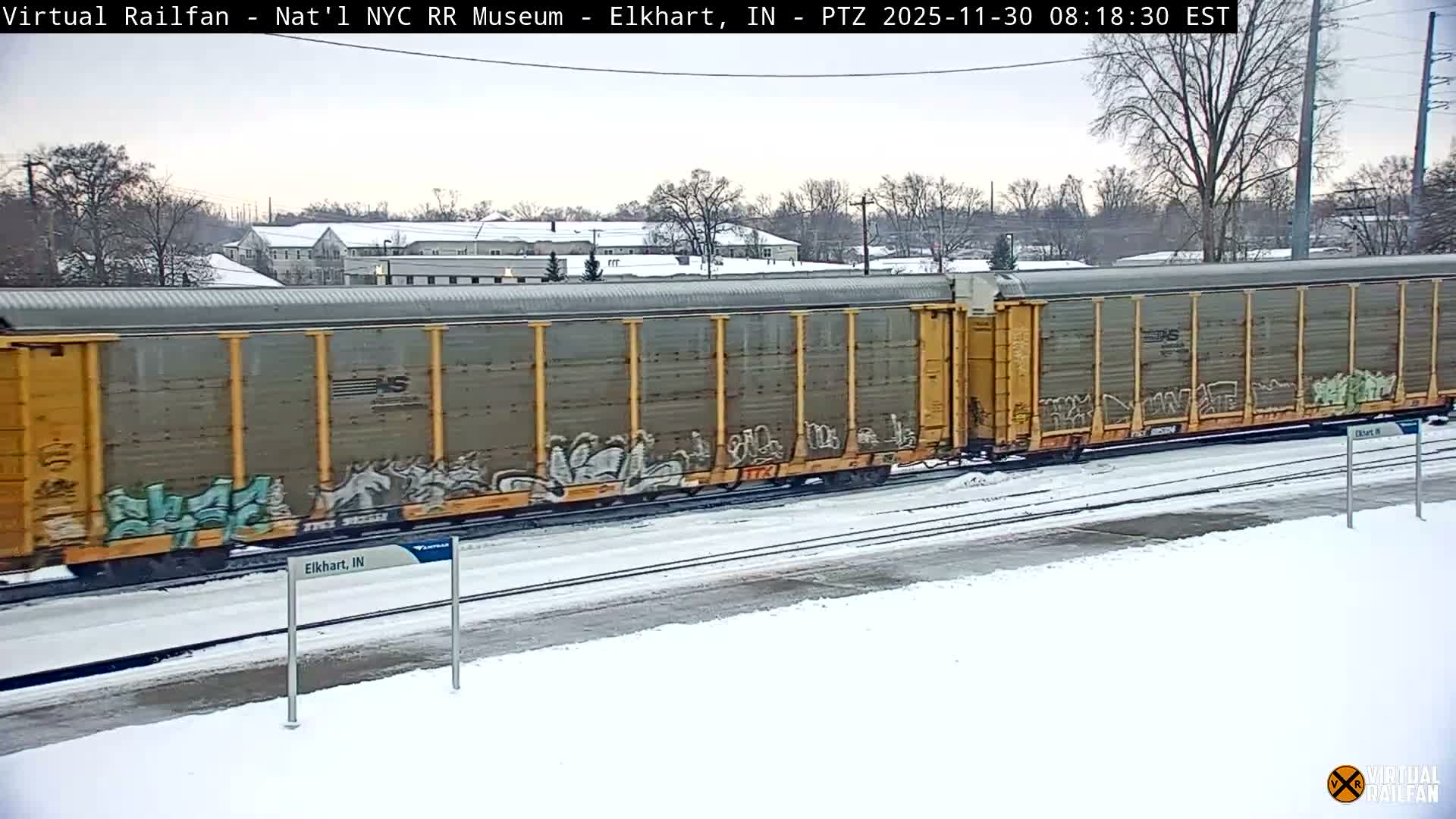 Elkhart Railway Station Live Cam - Elkhart, Elkhart County,Indiana, USA