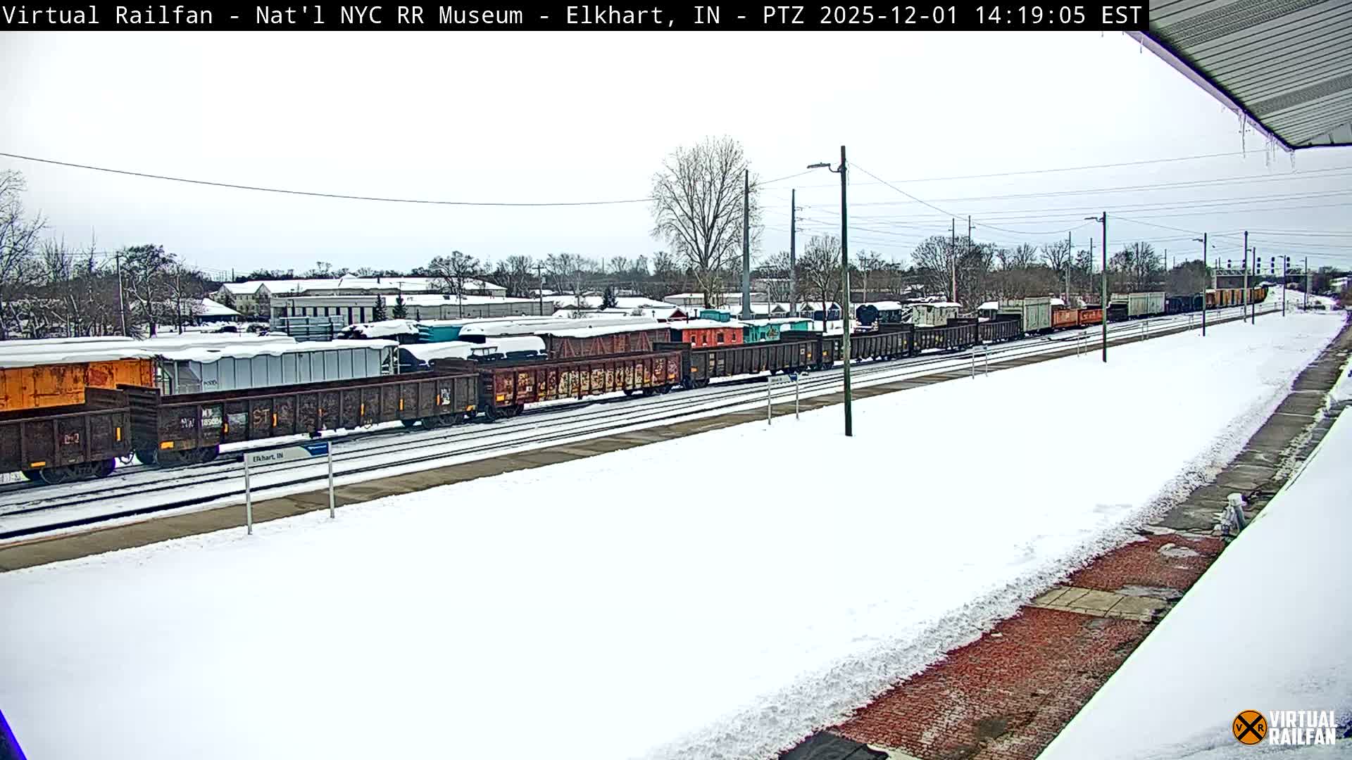 Elkhart Railway Station Live Cam - Elkhart, Elkhart County,Indiana, USA