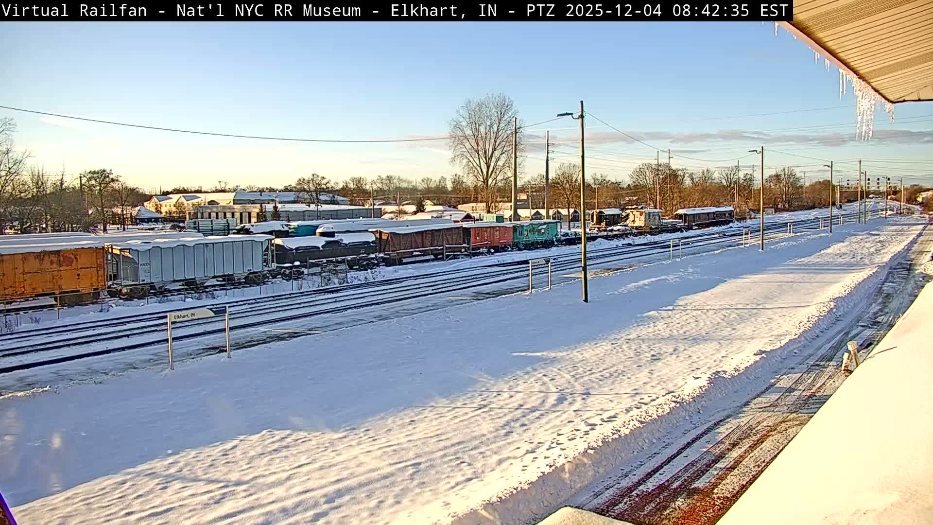 Elkhart Railway Station Live Cam - Elkhart, Elkhart County,Indiana, USA
