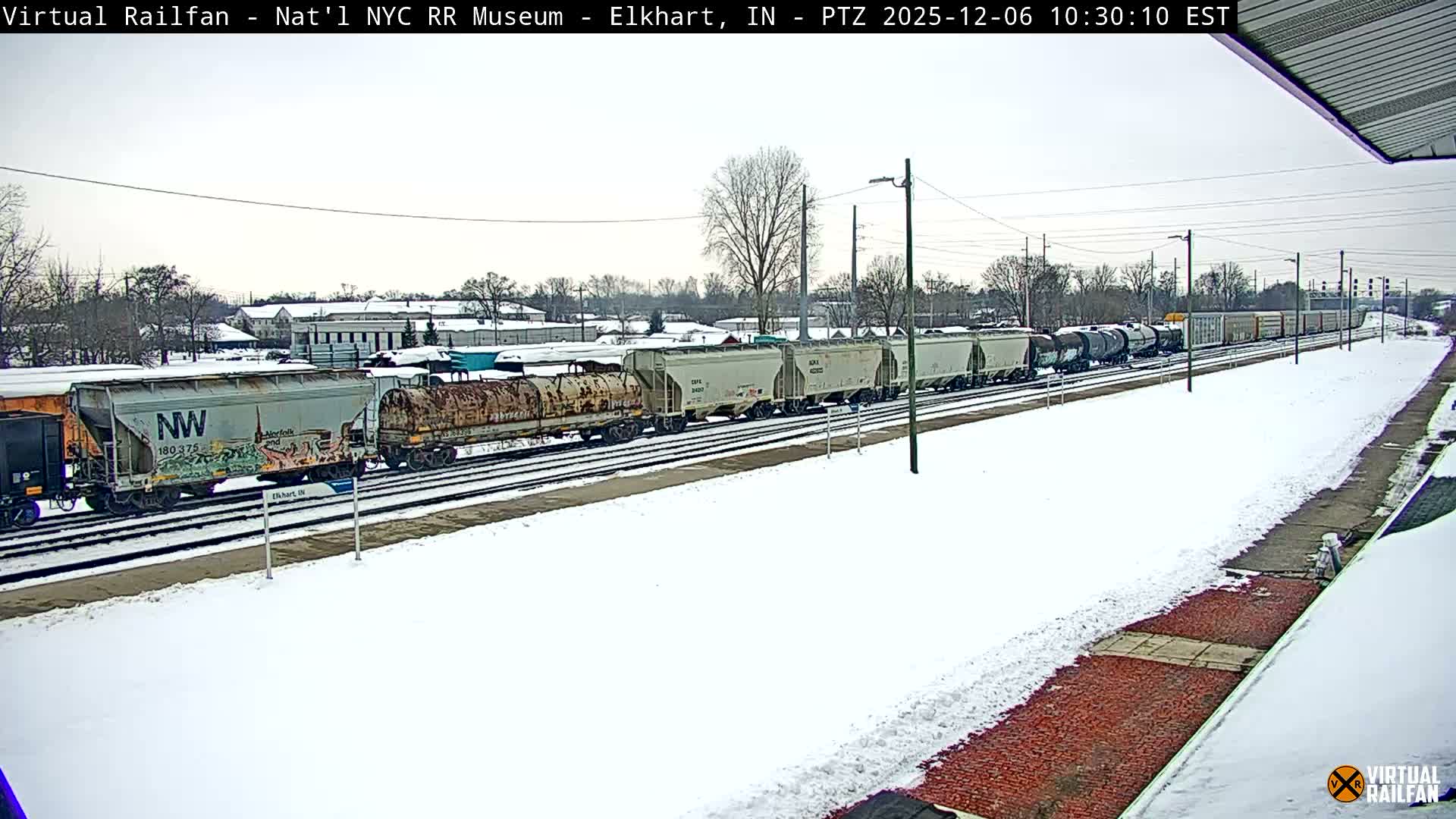 Elkhart Railway Station Live Cam - Elkhart, Elkhart County,Indiana, USA
