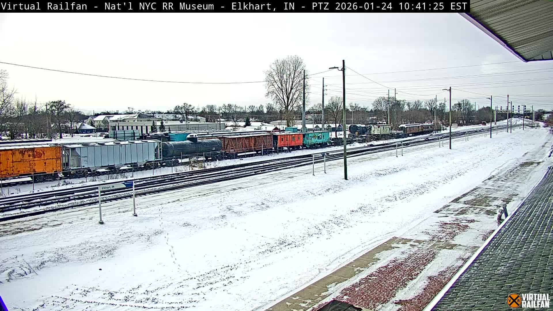 Elkhart Railway Station Live Cam - Elkhart, Elkhart County,Indiana, USA