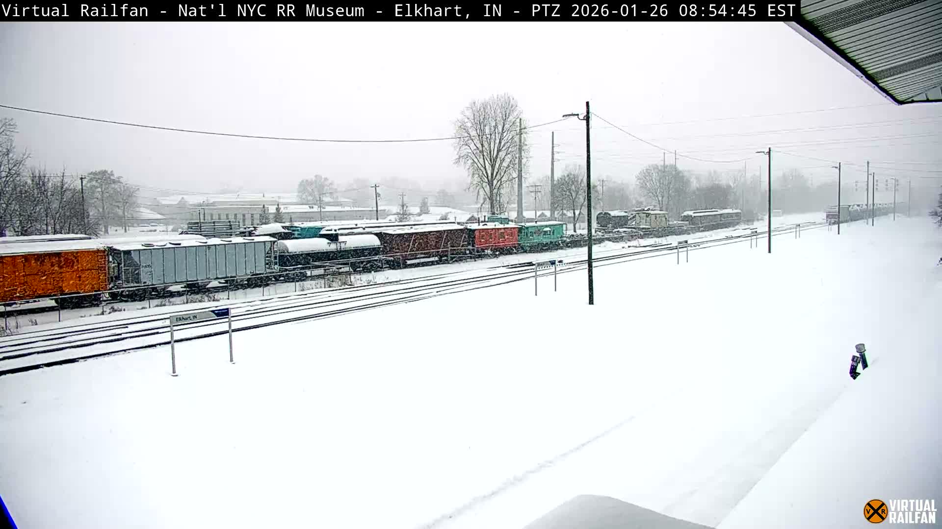 Elkhart Railway Station Live Cam - Elkhart, Elkhart County,Indiana, USA