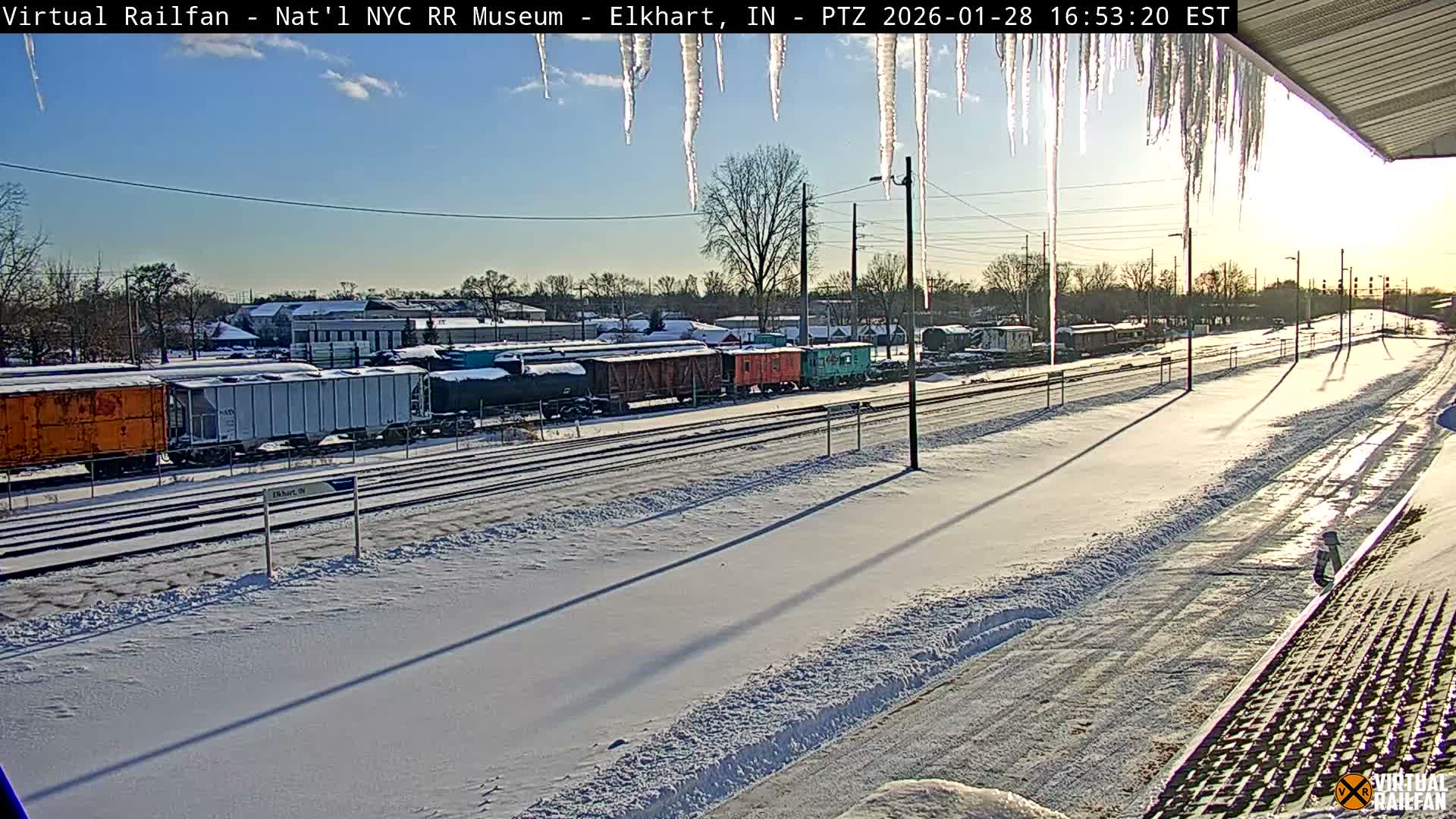 Elkhart Railway Station Live Cam - Elkhart, Elkhart County,Indiana, USA