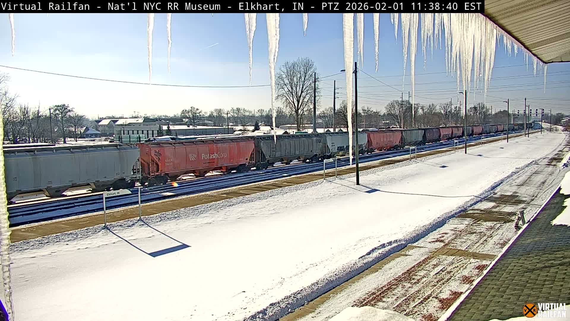 Elkhart Railway Station Live Cam - Elkhart, Elkhart County,Indiana, USA