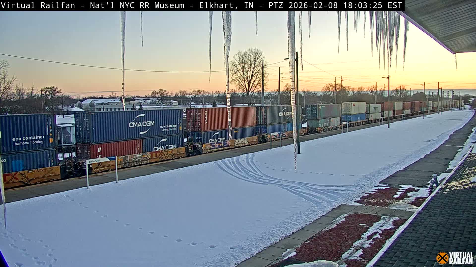 Elkhart Railway Station Live Cam - Elkhart, Elkhart County,Indiana, USA