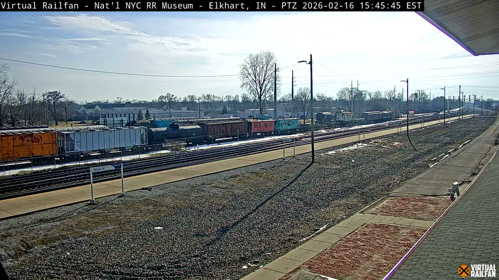 Elkhart Railway Station Live Cam - Elkhart, Elkhart County,Indiana, USA
