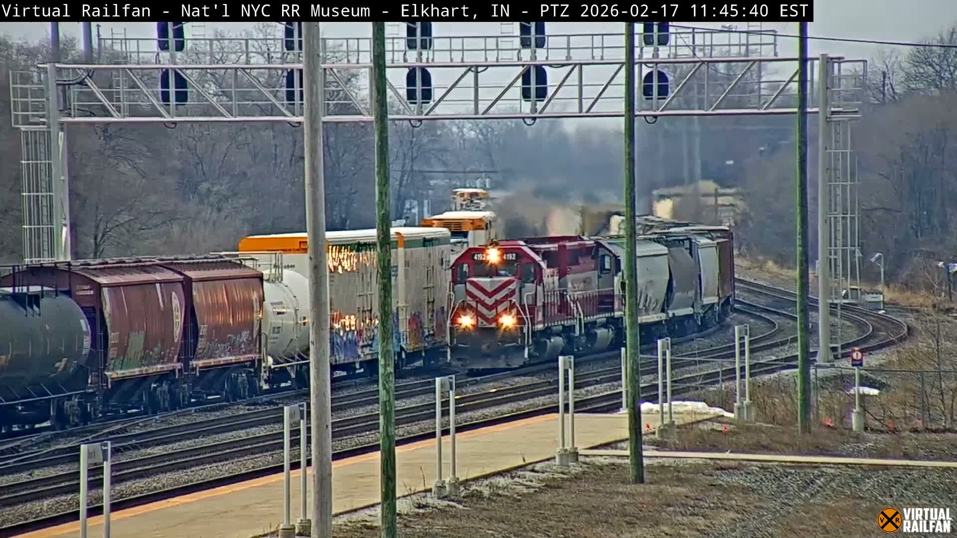 Elkhart Railway Station Live Cam - Elkhart, Elkhart County,Indiana, USA