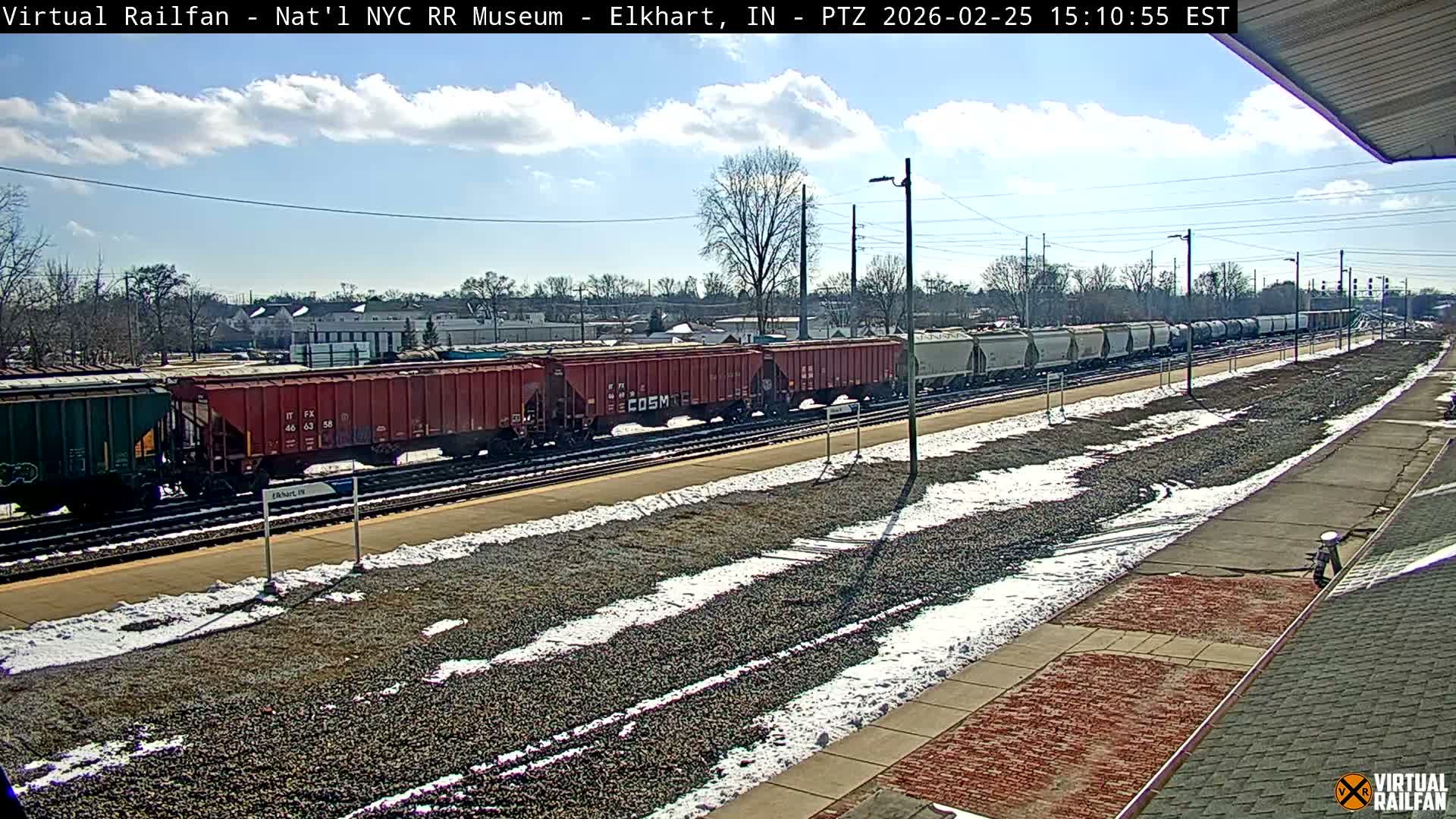 Elkhart Railway Station Live Cam - Elkhart, Elkhart County,Indiana, USA