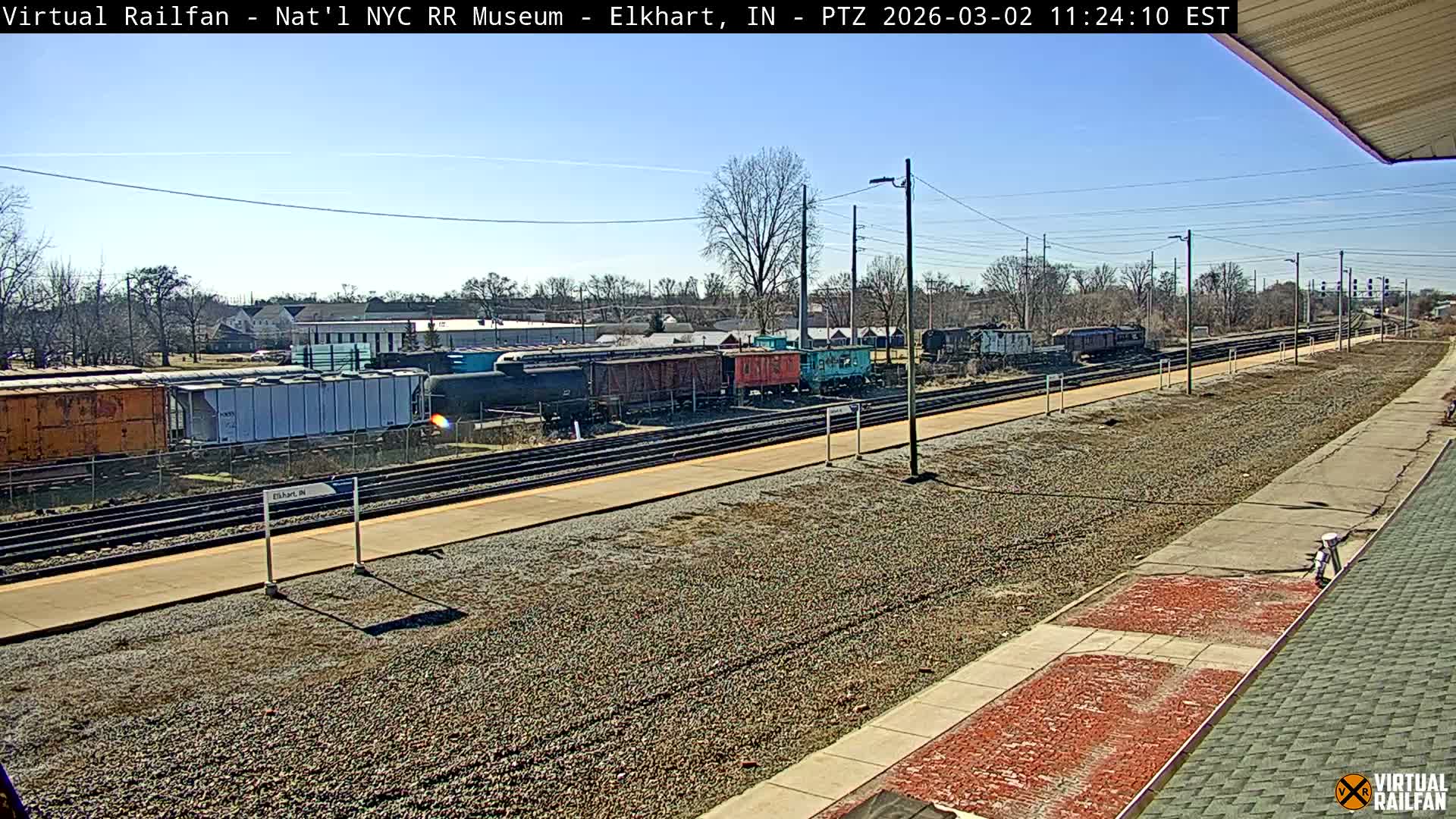 Elkhart Railway Station Live Cam - Elkhart, Elkhart County,Indiana, USA