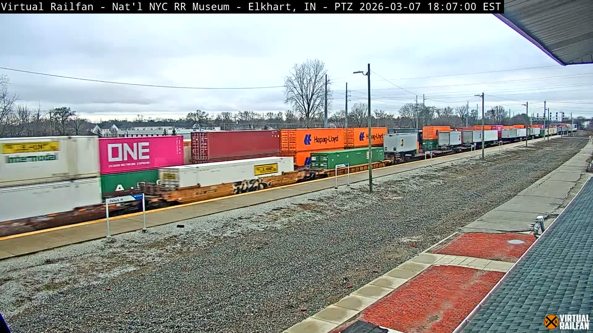 Elkhart Railway Station Live Cam - Elkhart, Elkhart County,Indiana, USA