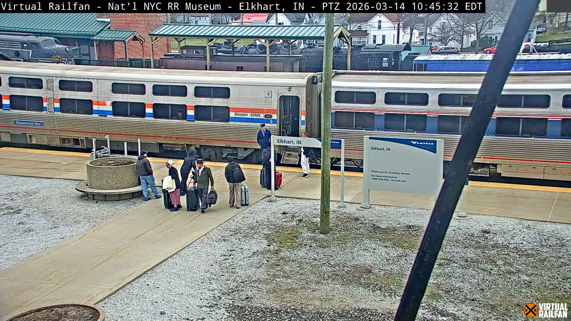 Elkhart Railway Station Live Cam - Elkhart, Elkhart County,Indiana, USA