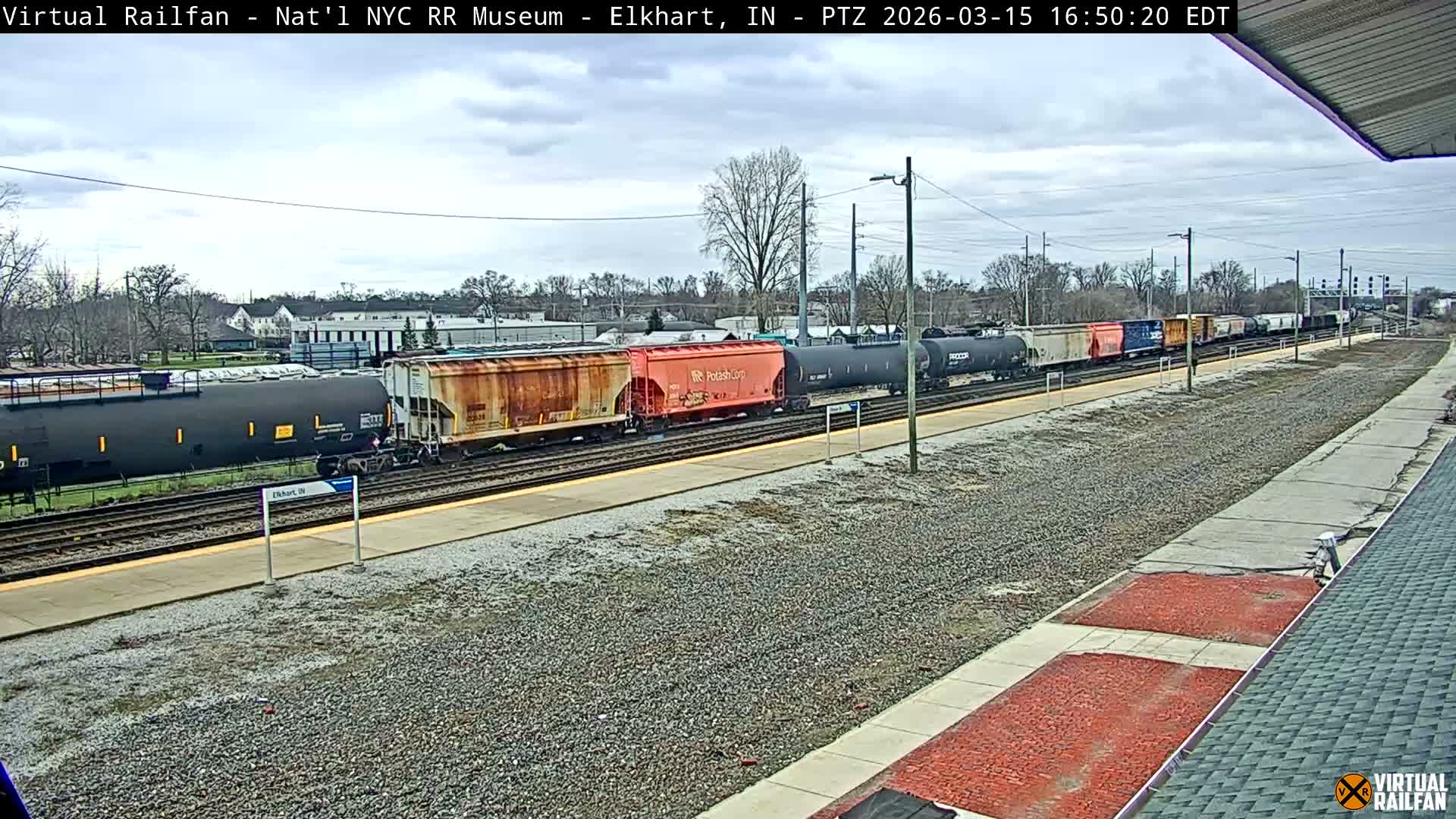 Elkhart Railway Station Live Cam - Elkhart, Elkhart County,Indiana, USA
