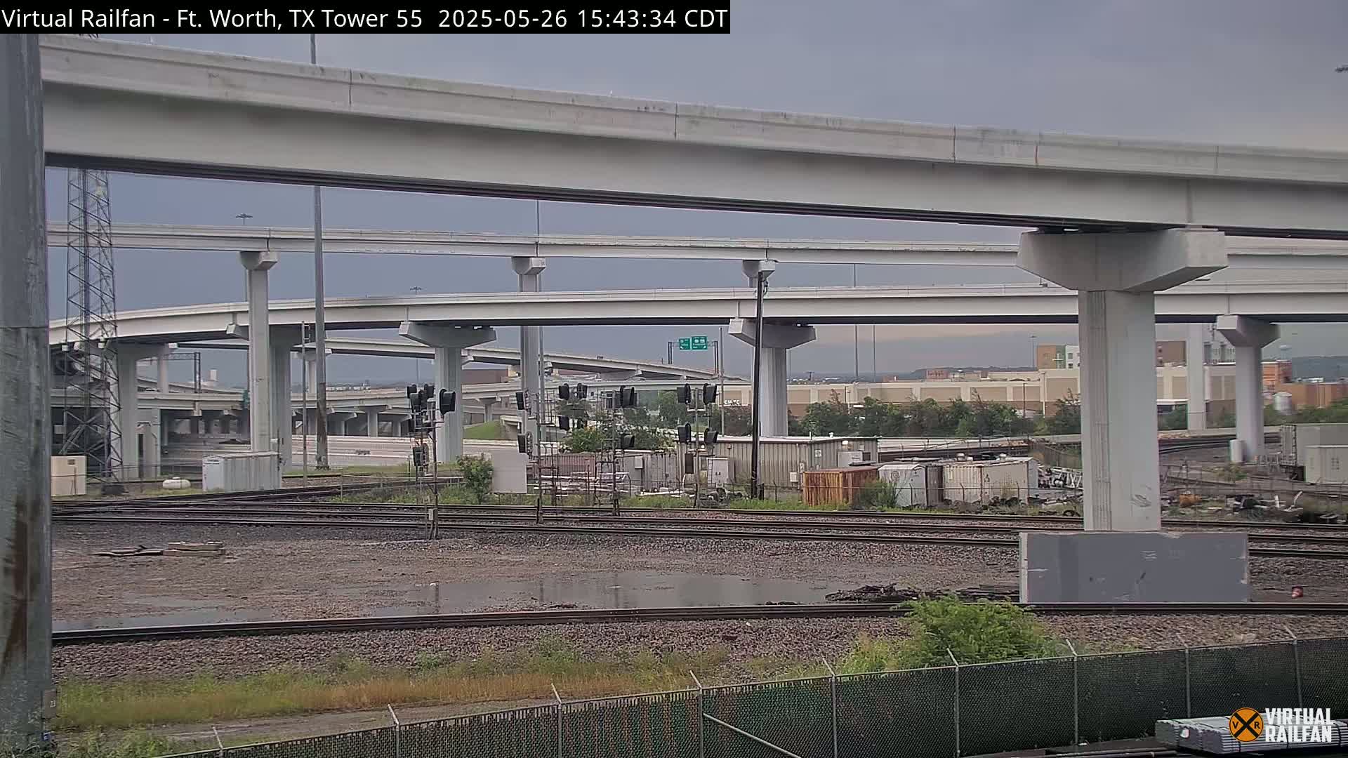 Fort Worth/Tower 55 Diamond Railroad Crossing Live Cam - Forth Worth, Tarrant ,Texas, USA 