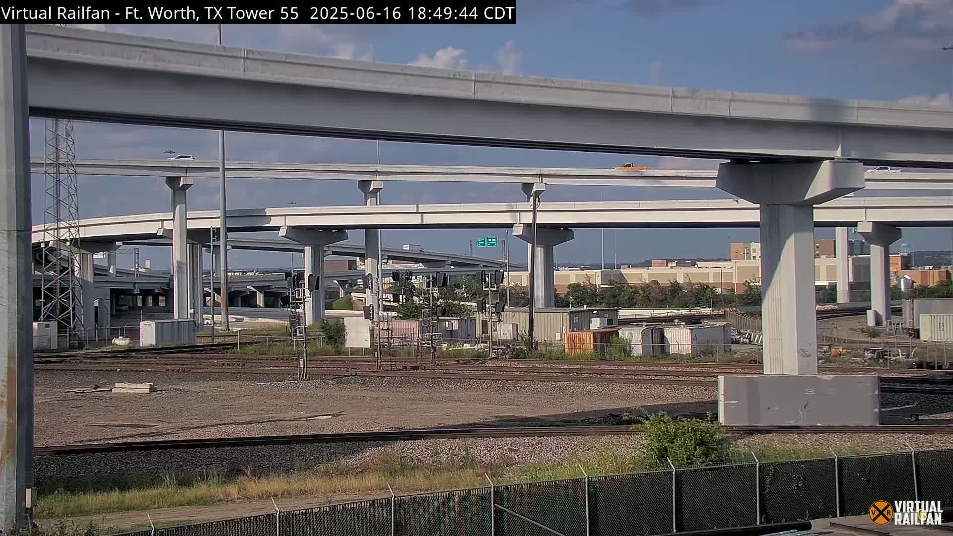 Fort Worth/Tower 55 Diamond Railroad Crossing Live Cam - Forth Worth, Tarrant ,Texas, USA 