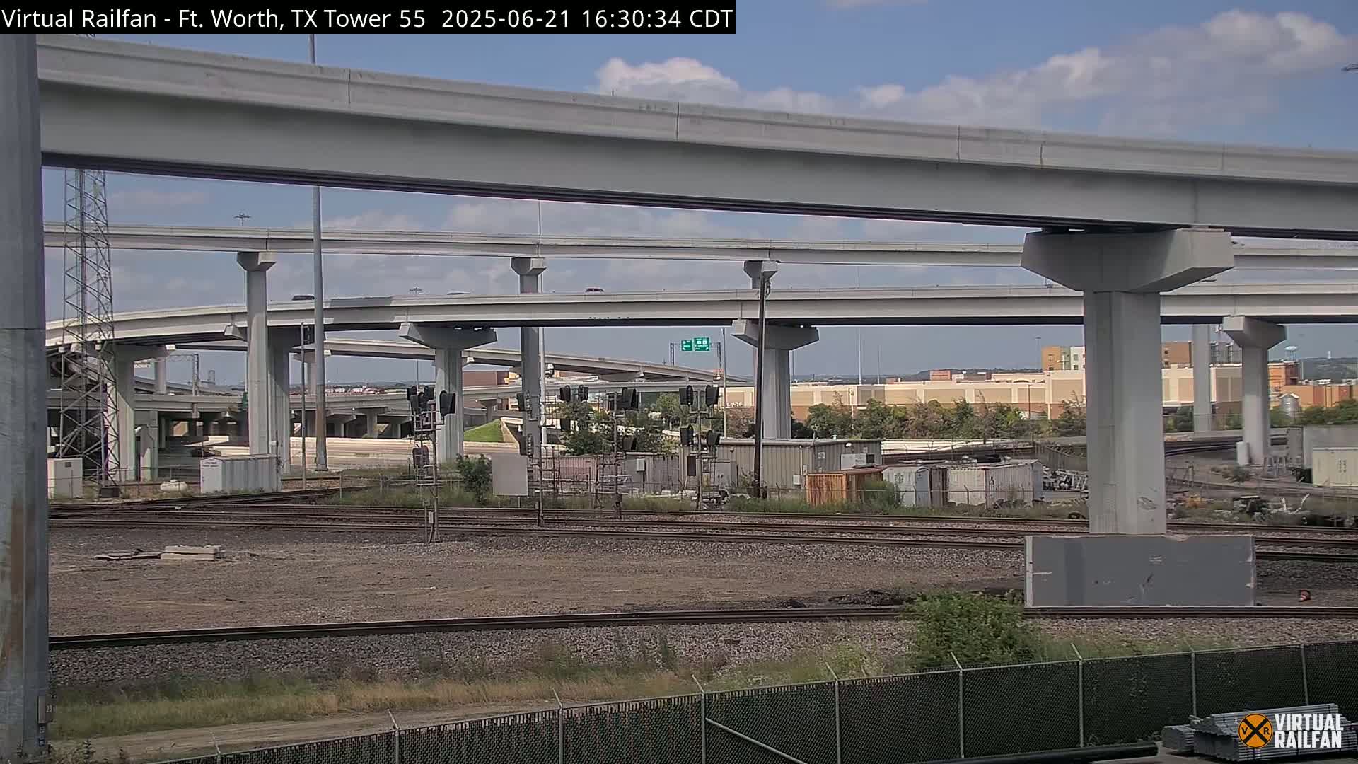 Fort Worth/Tower 55 Diamond Railroad Crossing Live Cam - Forth Worth, Tarrant ,Texas, USA 