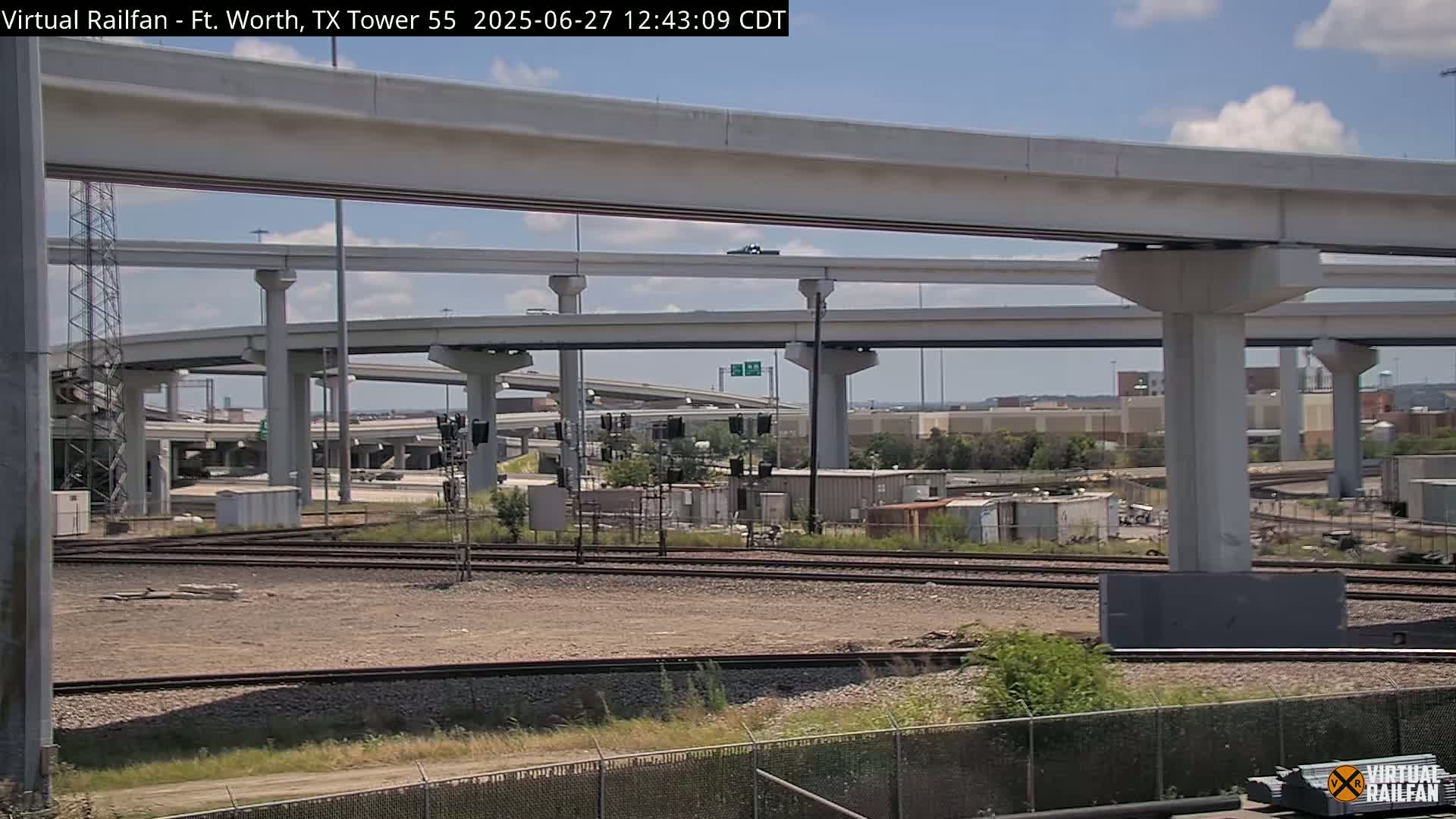 Fort Worth/Tower 55 Diamond Railroad Crossing Live Cam - Forth Worth, Tarrant ,Texas, USA 