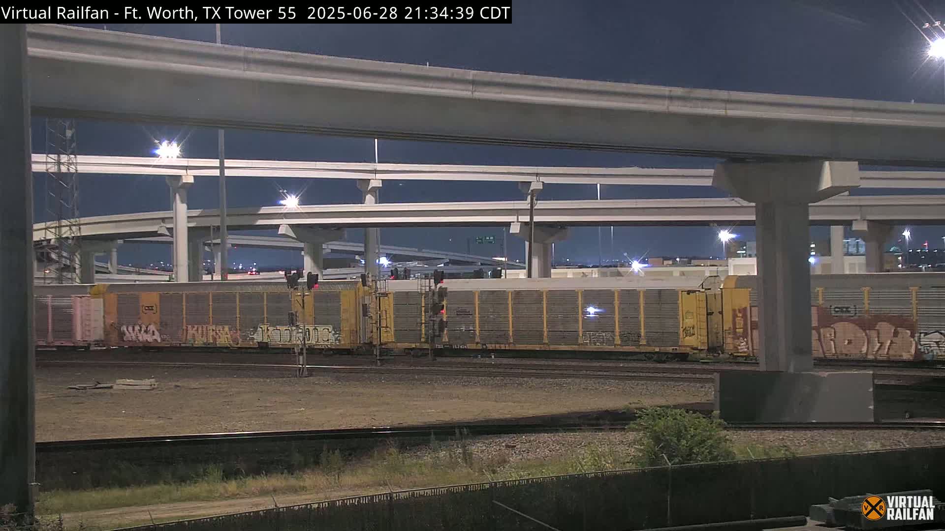 Fort Worth/Tower 55 Diamond Railroad Crossing Live Cam - Forth Worth, Tarrant ,Texas, USA 