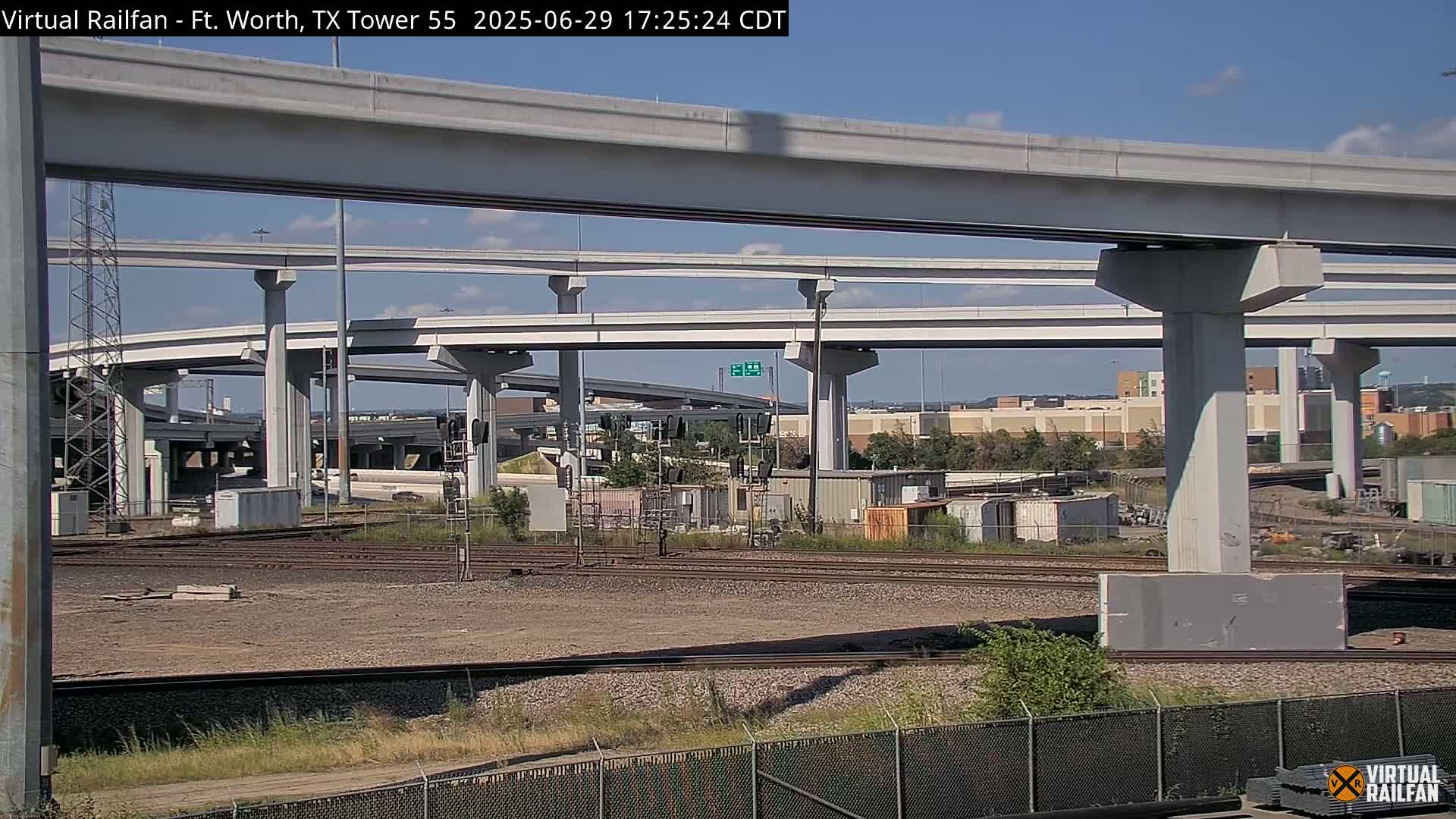 Fort Worth/Tower 55 Diamond Railroad Crossing Live Cam - Forth Worth, Tarrant ,Texas, USA 