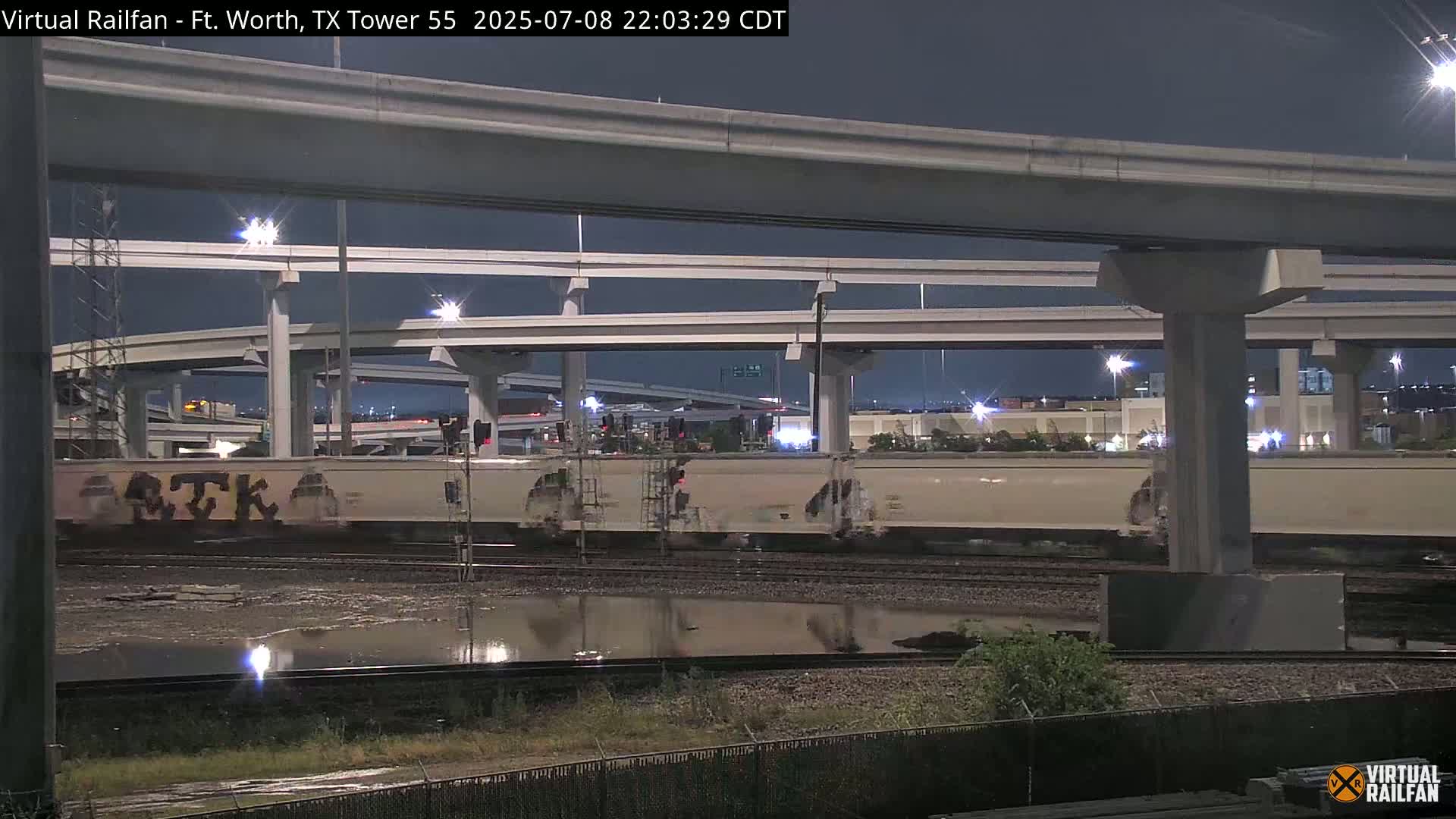 Fort Worth/Tower 55 Diamond Railroad Crossing Live Cam - Forth Worth, Tarrant ,Texas, USA 