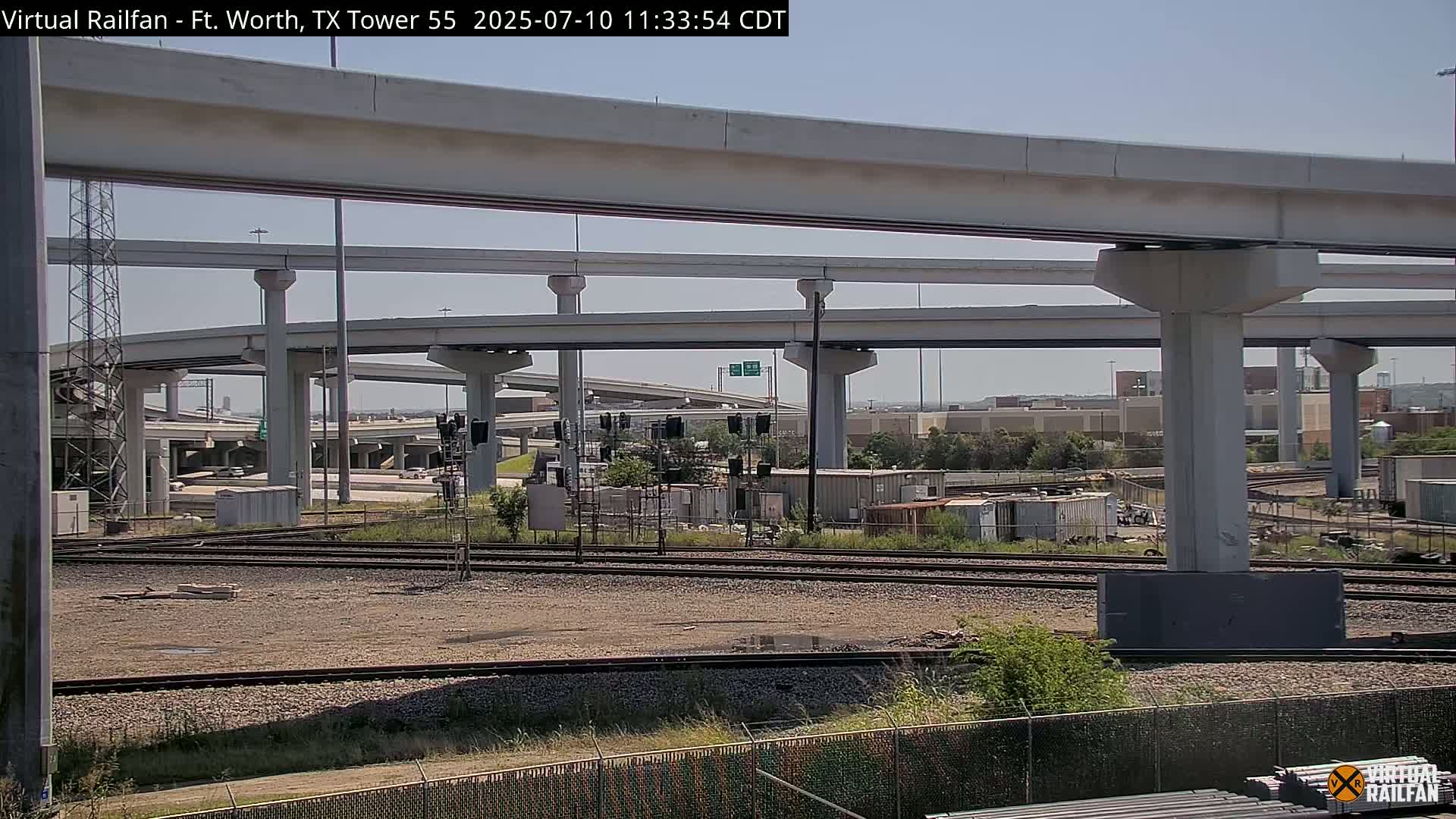 Fort Worth/Tower 55 Diamond Railroad Crossing Live Cam - Forth Worth, Tarrant ,Texas, USA 
