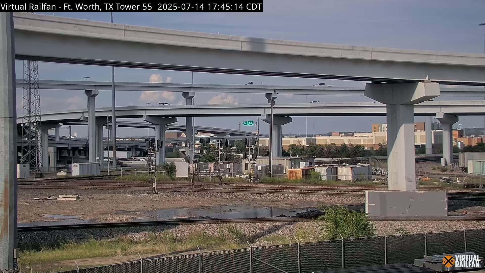 Fort Worth/Tower 55 Diamond Railroad Crossing Live Cam - Forth Worth, Tarrant ,Texas, USA 