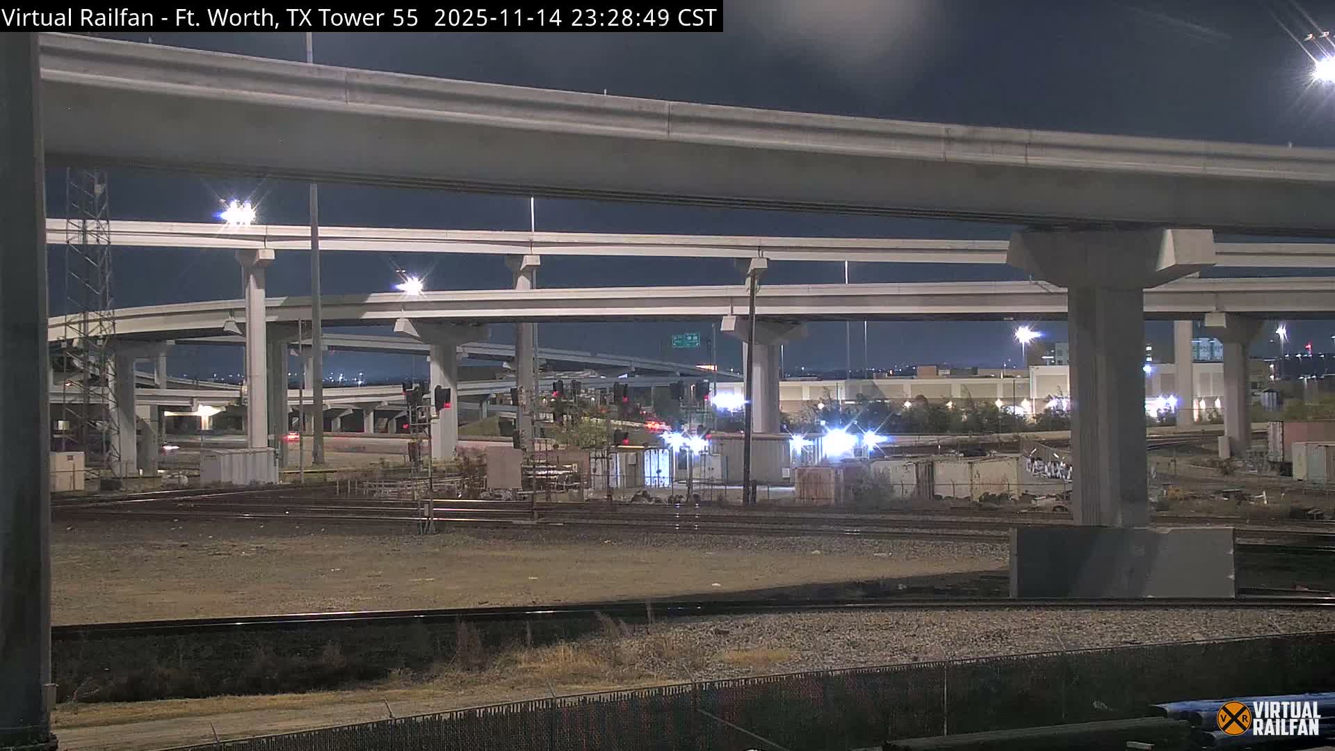 Fort Worth/Tower 55 Diamond Railroad Crossing Live Cam - Forth Worth, Tarrant ,Texas, USA 