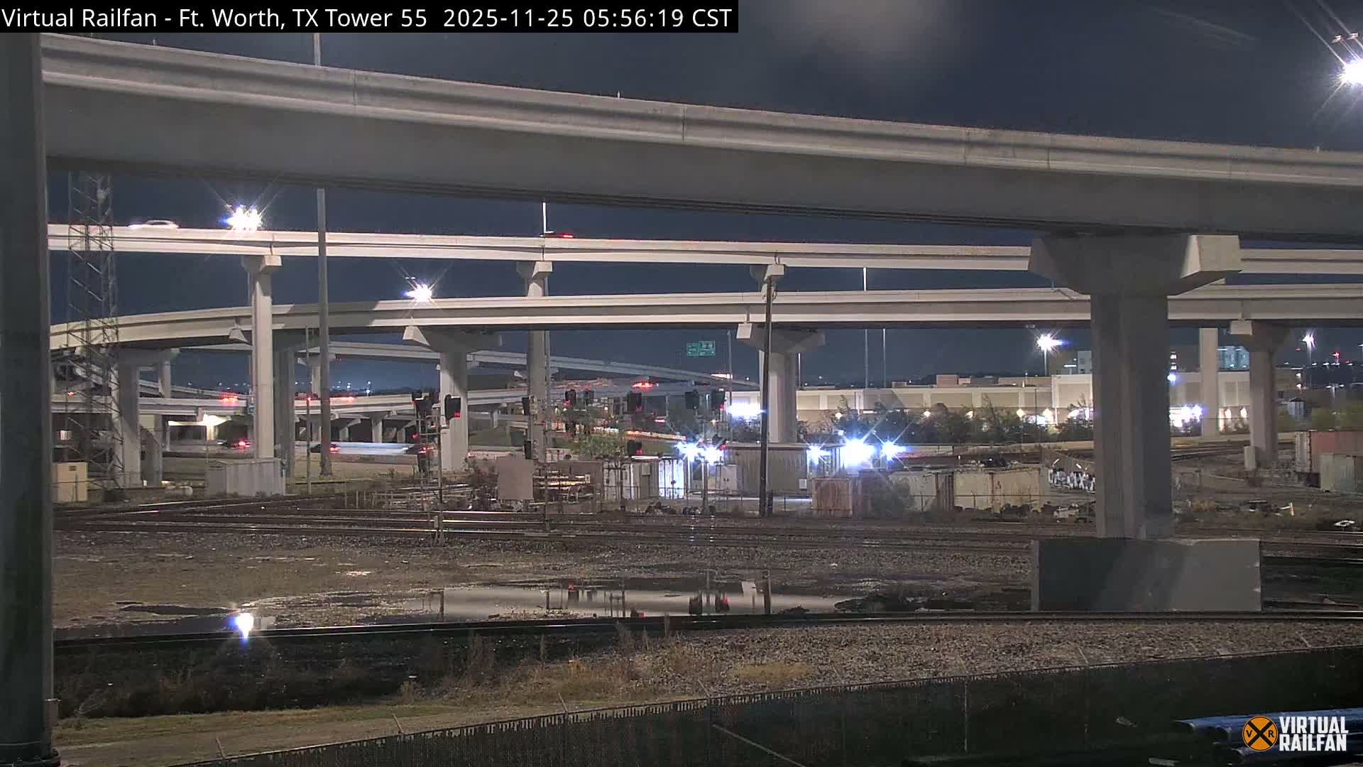Fort Worth/Tower 55 Diamond Railroad Crossing Live Cam - Forth Worth, Tarrant ,Texas, USA 