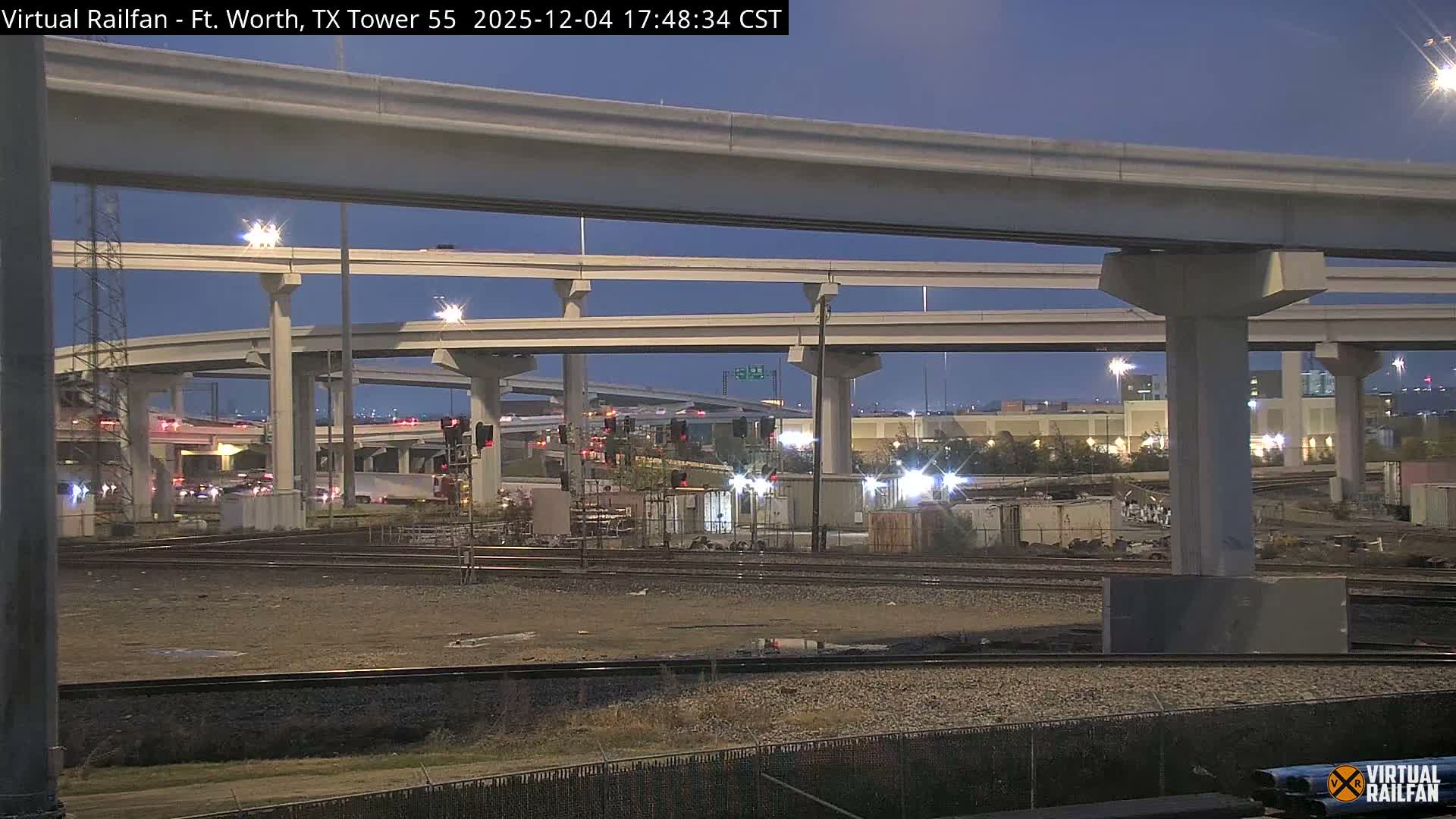 Fort Worth/Tower 55 Diamond Railroad Crossing Live Cam - Forth Worth, Tarrant ,Texas, USA 