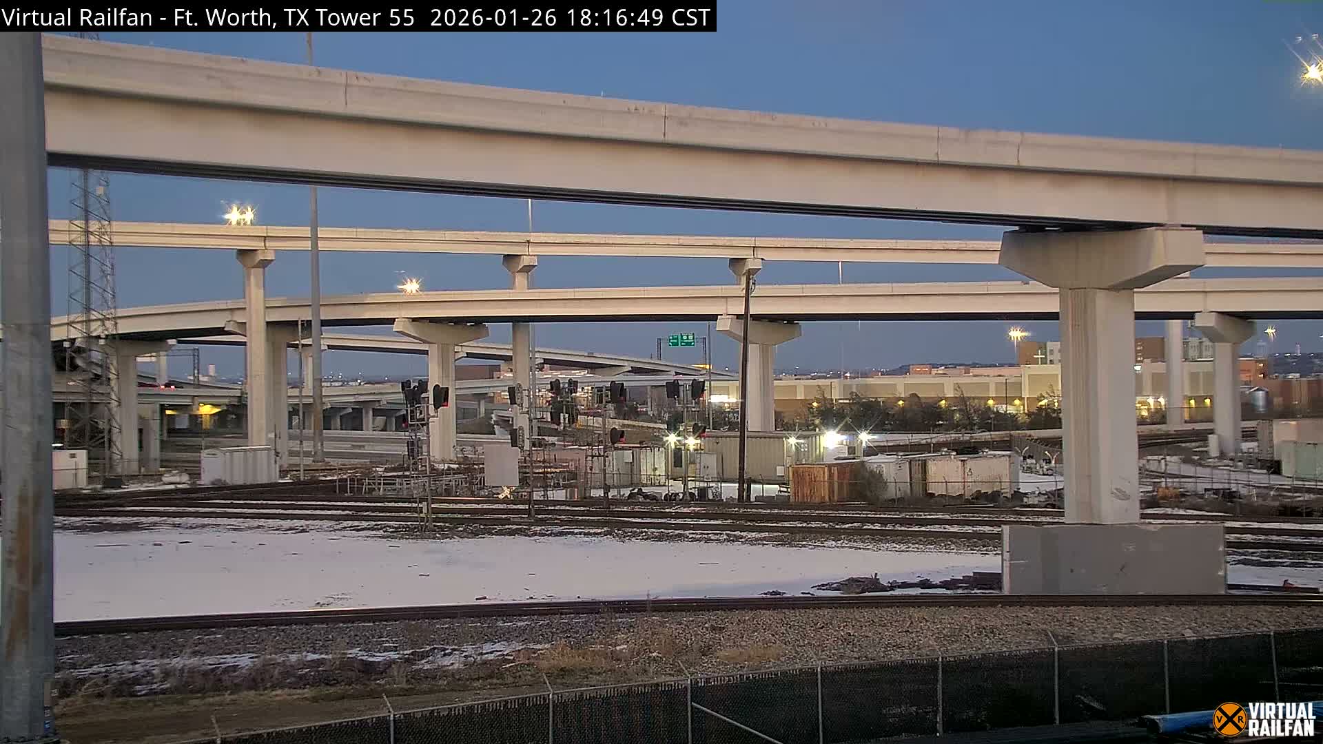 Fort Worth/Tower 55 Diamond Railroad Crossing Live Cam - Forth Worth, Tarrant ,Texas, USA 