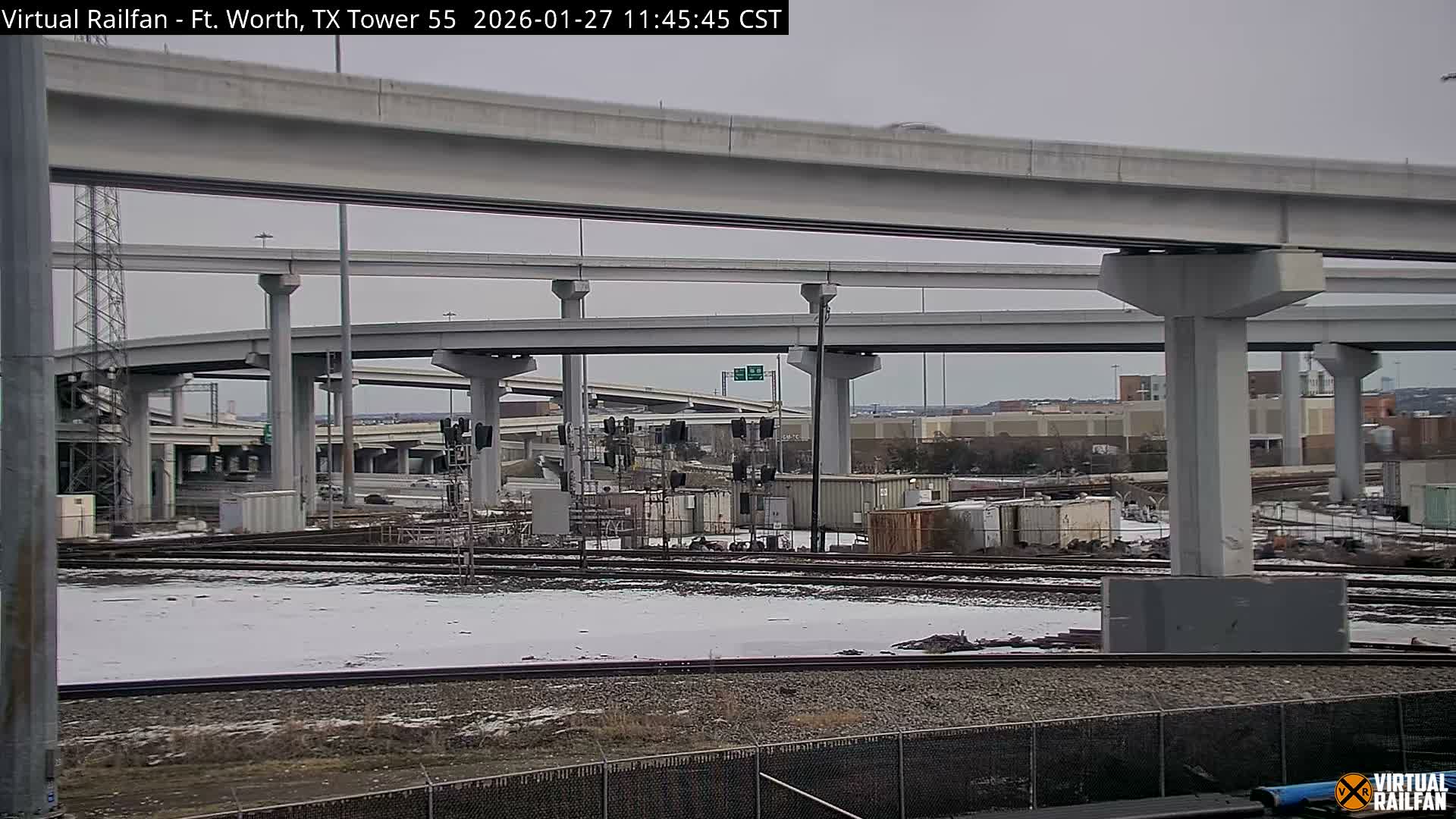 Fort Worth/Tower 55 Diamond Railroad Crossing Live Cam - Forth Worth, Tarrant ,Texas, USA 