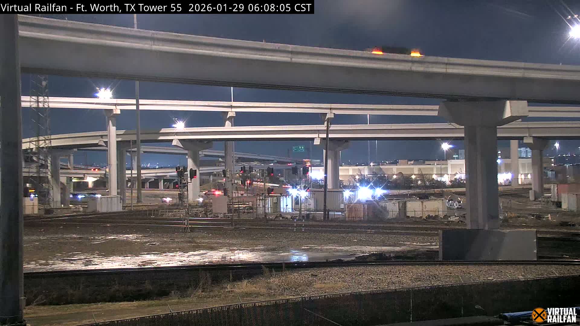 Fort Worth/Tower 55 Diamond Railroad Crossing Live Cam - Forth Worth, Tarrant ,Texas, USA 