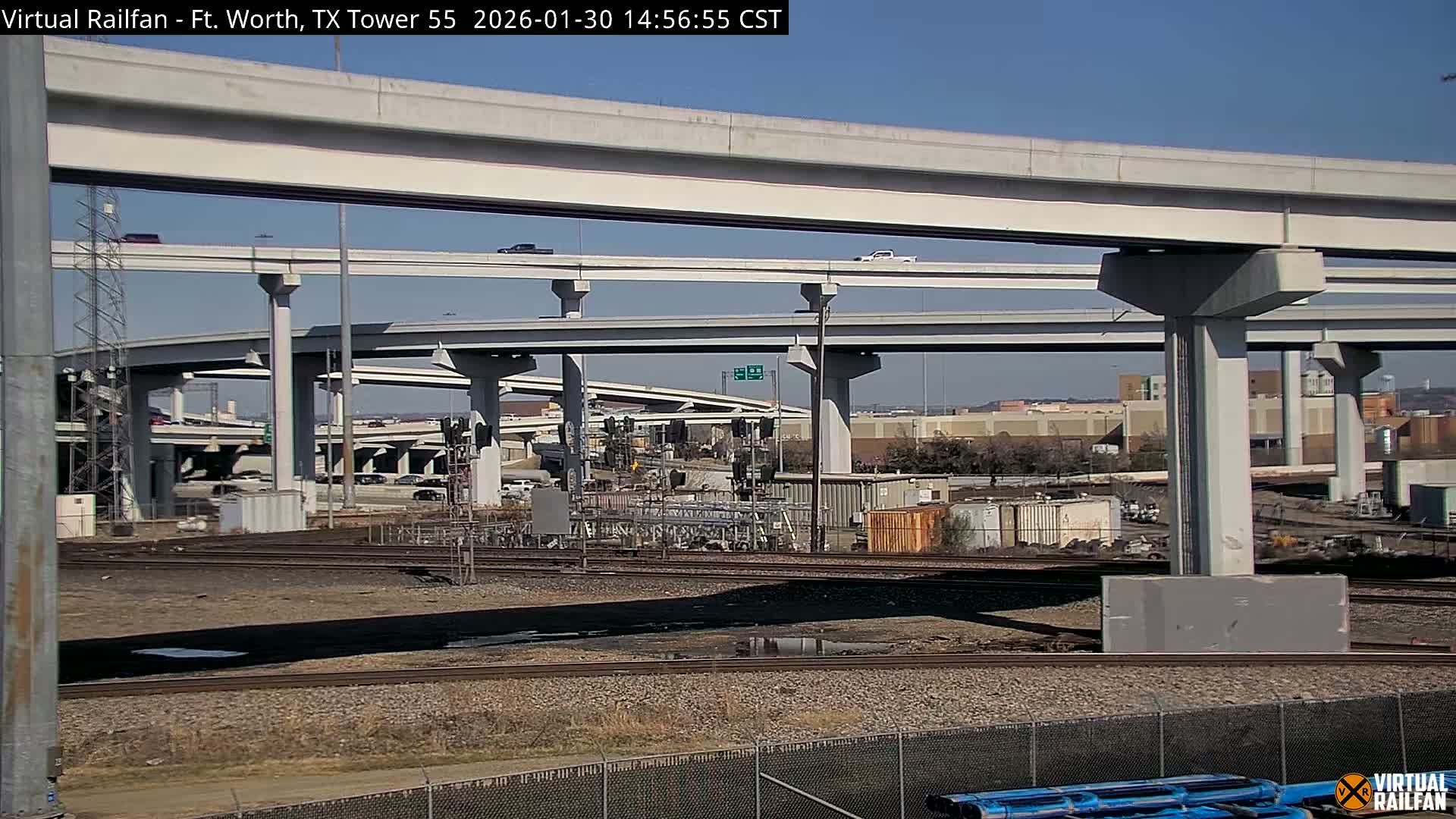 Fort Worth/Tower 55 Diamond Railroad Crossing Live Cam - Forth Worth, Tarrant ,Texas, USA 