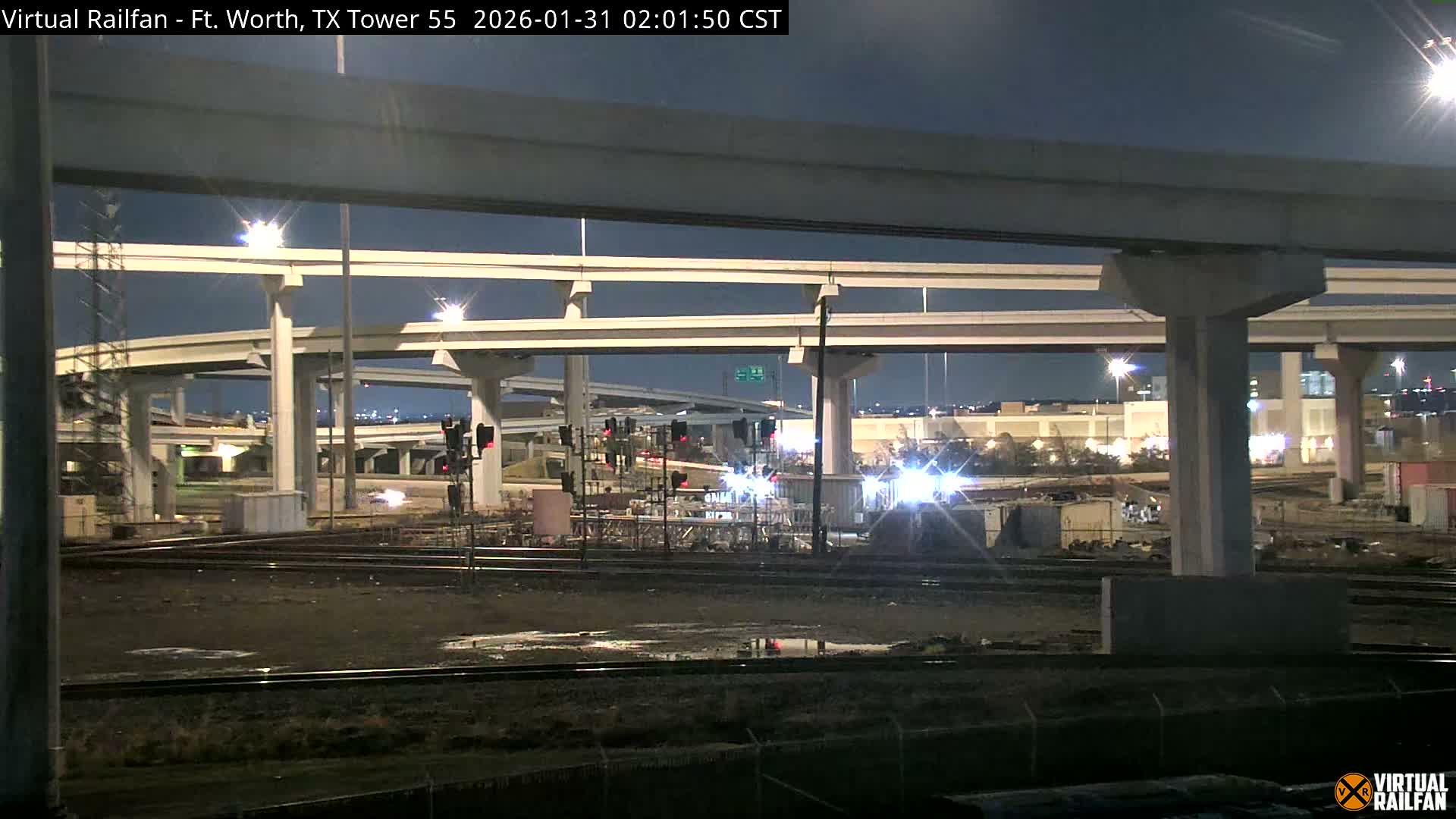 Fort Worth/Tower 55 Diamond Railroad Crossing Live Cam - Forth Worth, Tarrant ,Texas, USA 