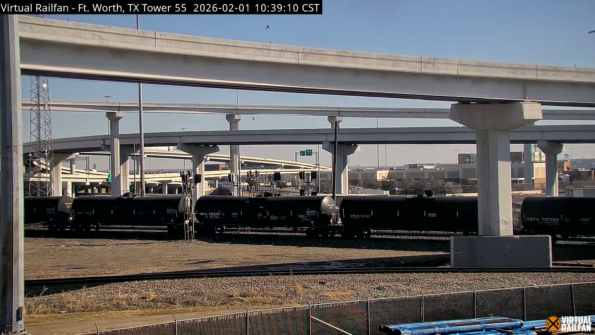 Fort Worth/Tower 55 Diamond Railroad Crossing Live Cam - Forth Worth, Tarrant ,Texas, USA 