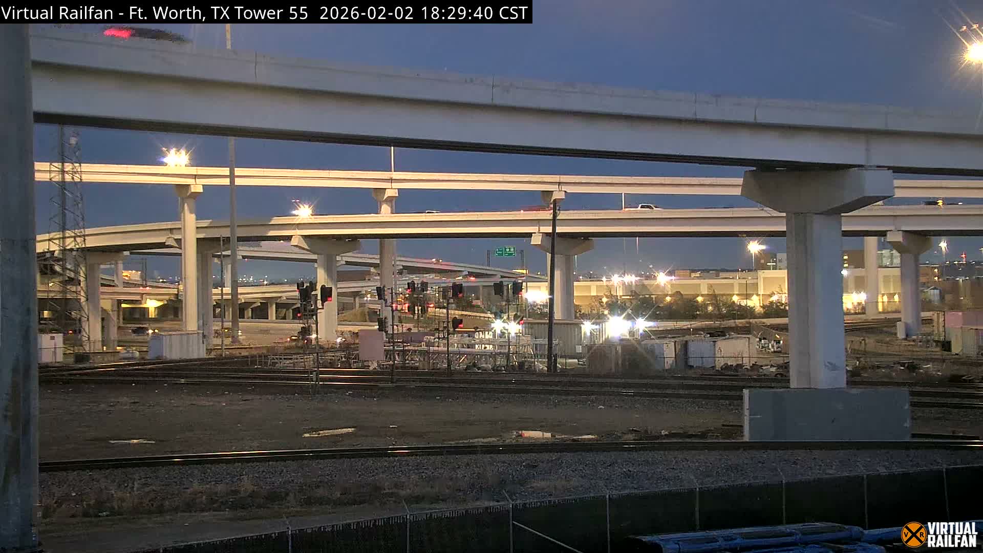 Fort Worth/Tower 55 Diamond Railroad Crossing Live Cam - Forth Worth, Tarrant ,Texas, USA 
