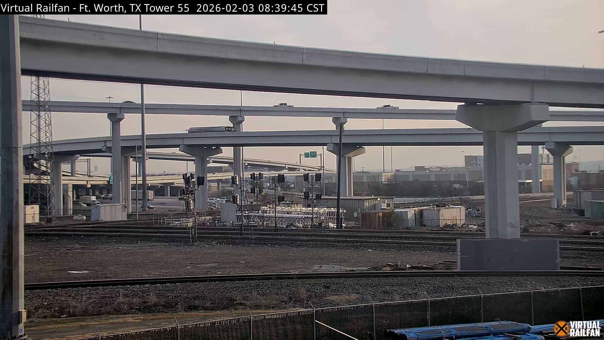 Fort Worth/Tower 55 Diamond Railroad Crossing Live Cam - Forth Worth, Tarrant ,Texas, USA 