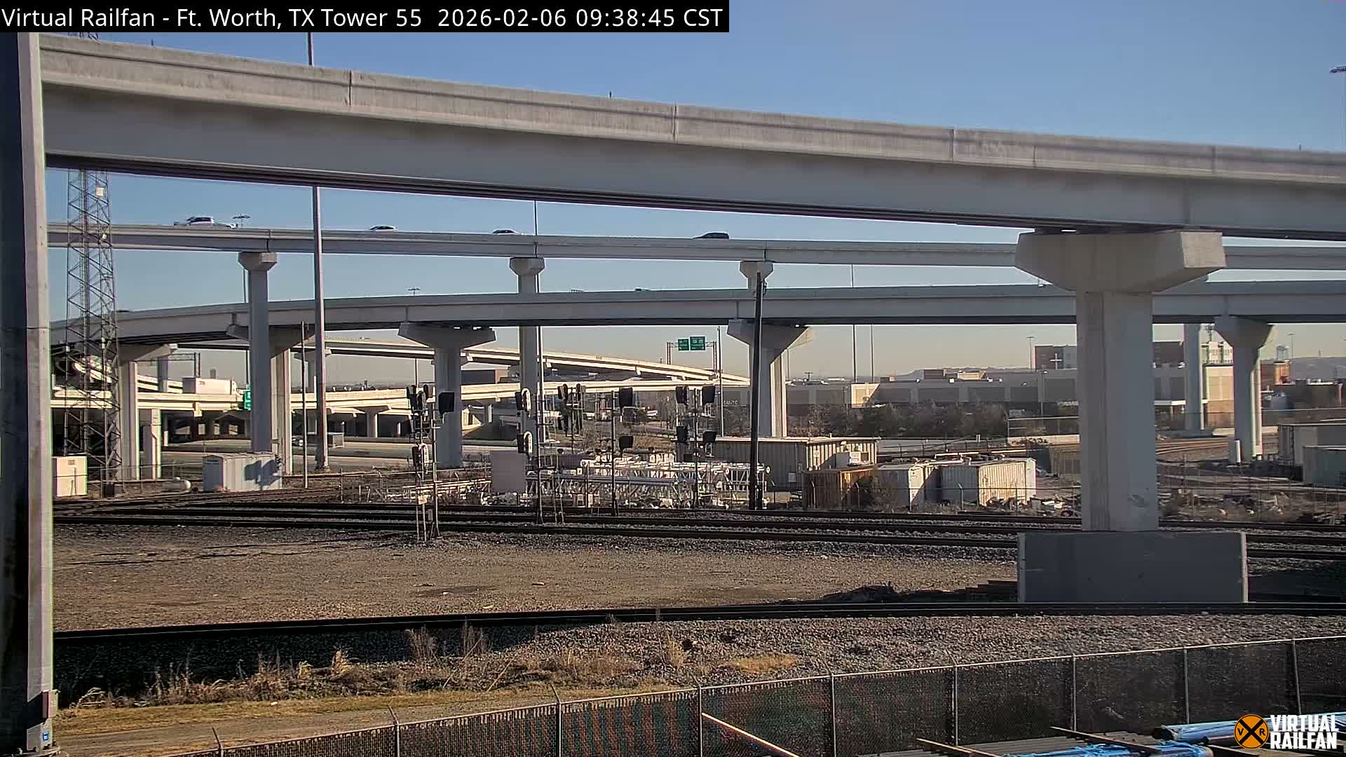 Fort Worth/Tower 55 Diamond Railroad Crossing Live Cam - Forth Worth, Tarrant ,Texas, USA 