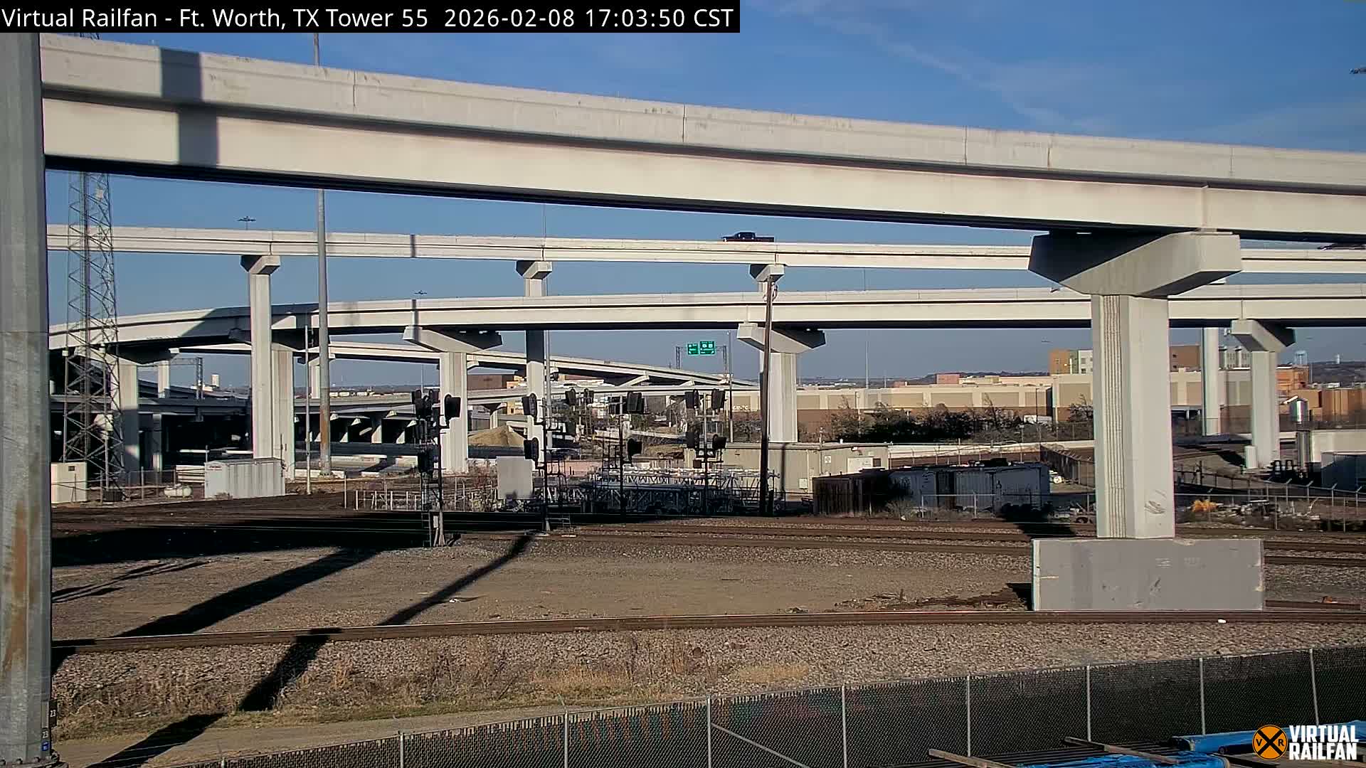 Fort Worth/Tower 55 Diamond Railroad Crossing Live Cam - Forth Worth, Tarrant ,Texas, USA 